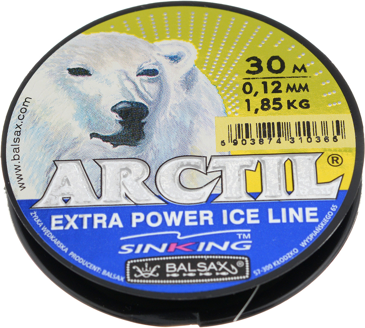 Леска зимняя Balsax Arctil, 30 м, 0,12 мм, 1,85 кг59255 Леска зимняя Balsax Arctil, 30 м, 0,12 мм, 1,85 кг59255Леска Balsax Arctil изготовлена из 100% нейлона и очень хорошо выдерживает низкие температуры. Даже в самом холодном климате, при температуре вплоть до -40°C, она сохраняет свои свойства практически без изменений, в то время как традиционные лески становятся менее эластичными и теряют прочность.Поверхность лески обработана таким образом, что она не обмерзает и отлично подходит для подледного лова. Прочна в местах вязки узлов даже при минимальном диаметре.