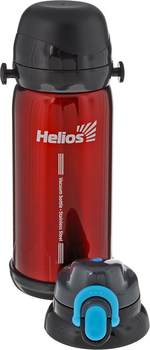 Термос Helios HS TM-006, с дополнительной пробкой, 800 мл115510 Термос Helios HS TM-006, с дополнительной пробкой, 800 мл115510Термос Helios HS TM-006 оснащен двойными стенками с вакуумной изоляцией, которая позволяет сохранять напитки горячими или холодными длительное время. Изготовлен из высококачественной нержавеющей стали, с защитным покрытием. Отлично сохраняет температуру, свежесть напитка и его оригинальный вкус. Дополнительная теплоизоляция внутри пробки. Пробка с клавишной конструкцией плотно закрывает колбу, а также дает возможность при наливании не открывать термос целиком для сохранения температуры содержимого. Крышка может послужить вместительной чашкой, также в комплект входят дополнительная пробка с поилкой и инструкция по эксплуатации. Термос сохраняет тепло до 12 часов и удерживает холод до 24 часов.Диаметр горлышка: 5 см.Диаметр основания: 8 см.Высота (с учетом крышки): 25 см.Размер крышки-чаши: 8 х 8 х 4,5 см.