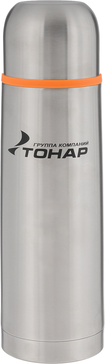 Термос ТОНАР HS TM-015, 750 мл409-580 Арктика Термос ТОНАР HS TM-015, 750 мл409-580 АрктикаТермос ТОНАР HS TM-015 выполнен из нержавеющей стали и оснащен двойными стенками с вакуумной изоляцией, которая позволяет сохранять напитки горячими или холодными длительное время. Корпус покрыт защитным прозрачным лаком. Термос отлично сохраняет температуру, свежесть напитка и его оригинальный вкус. Дополнительная теплоизоляция внутри пробки. Пробка без кнопки надежно закрывает колбу и проста в использовании. Крышка может послужить вместительной чашкой, также в комплект входит инструкция по эксплуатации. Термос сохраняет тепло до 12 часов и удерживает холод до 24 часов.Диаметр горлышка: 5 см.Диаметр основания: 8 см.Высота (с учетом крышки): 27,5 см.Размер крышки: 8 х 8 х 6 см.