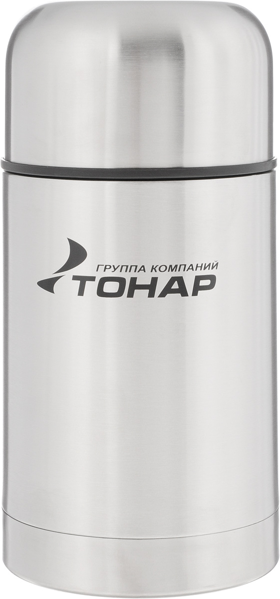 Термос ТОНАР HS TM-017, с чехлом, 750 мл2427012001 Термос ТОНАР HS TM-017, с чехлом, 750 мл2427012001Термос ТОНАР HS TM-017 - универсальная модель, оснащенная двойными стенками с вакуумной изоляцией, которая позволяет сохранять напитки горячими или холодными длительное время. Корпус изготовлен из высококачественной нержавеющей стали. Широкое горло позволяет использовать термос для первых и вторых блюд. Термос оснащен глухой крышкой-пробкой, которая предотвращает проливание, а кнопка служит для спуска пара. Крышку можно использовать как чашку. В комплект входят удобный чехол для хранения и переноски термоса, инструкция по эксплуатации. Стильный металлический термос понравится абсолютно всем и впишется в любой интерьер кухни.Диаметр горлышка: 8 см.Диаметр основания термоса: 10 см. Размер крышки-чаши: 10,3 х 10,3 х 6 см.Высота термоса (с учетом крышки): 20 см.