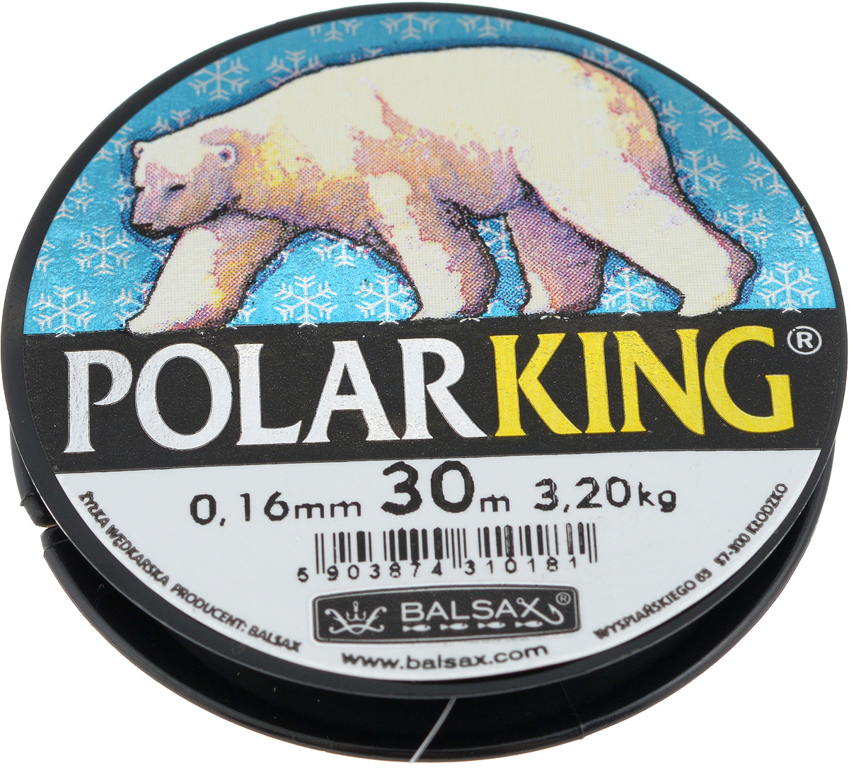 Леска зимняя Balsax Polar King, 30 м, 0,16 мм, 3,2 кг59264 Леска зимняя Balsax Polar King, 30 м, 0,16 мм, 3,2 кг59264Леска Balsax Polar King изготовлена из 100% нейлона и очень хорошо выдерживает низкие температуры. Даже в самом холодном климате, при температуре вплоть до -40°C, она сохраняет свои свойства практически без изменений, в то время как традиционные лески становятся менее эластичными и теряют прочность.Поверхность лески обработана таким образом, что она не обмерзает и отлично подходит для подледного лова. Прочна в местах вязки узлов даже при минимальном диаметре.