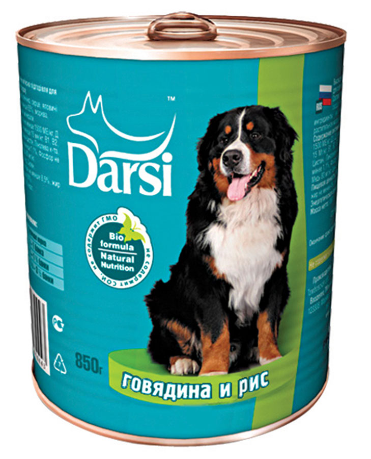 Консервы Darsi для собак с избыточным весом, с говядиной и рисом, 850 г0120710 Консервы Darsi для собак с избыточным весом, с говядиной и рисом, 850 г0120710Сбалансированный полнорационный корм Darsi предназначен для собак всех пород с избыточным весом или склонных к полноте. Витамин Е и природные антиоксиданты, входящие в состав корма, повышают защитную функцию организма вашей собаки от неблагоприятного воздействия окружающей среды. Сбалансированное содержание омега-3 и омега-6 ненасыщенных жирных кислот и органический цинк обеспечивают здоровую кожу и блестящую мягкую шерсть. Сбалансированное соотношение кальция и фосфора способствует правильному развитию костей. Углеводы и жиры - жизненно важные питательные вещества - в количестве, оптимально удовлетворяющем потребности вашей собаки. Натуральные высокоусвояемые питательные вещества способствуют правильной работе кишечника.Товар сертифицирован.