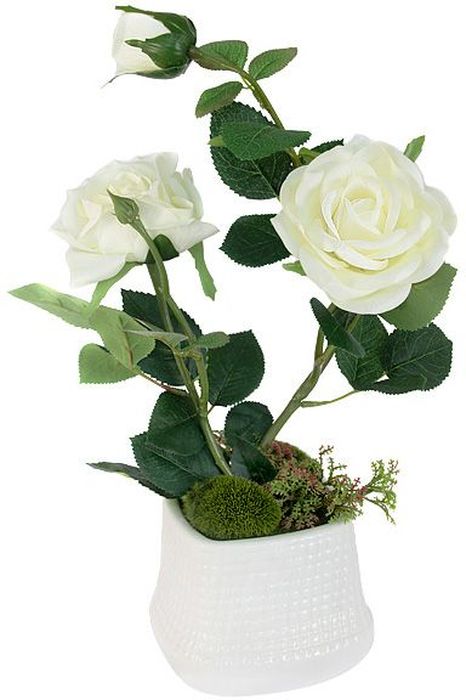 Цветы декоративные Dream Garden Розы, в вазе, 27 х 14 х 37 смING50030ШОК Цветы декоративные Dream Garden Розы, в вазе, 27 х 14 х 37 смING50030ШОККомпозиции из искусственных цветов Dream Garden, выполненные из высококачественных материалов, долговечны и не требуют ежедневного ухода. Искусственные цветы максимально приближены к натуральным, не пахнут, что исключает все аллергические реакции.