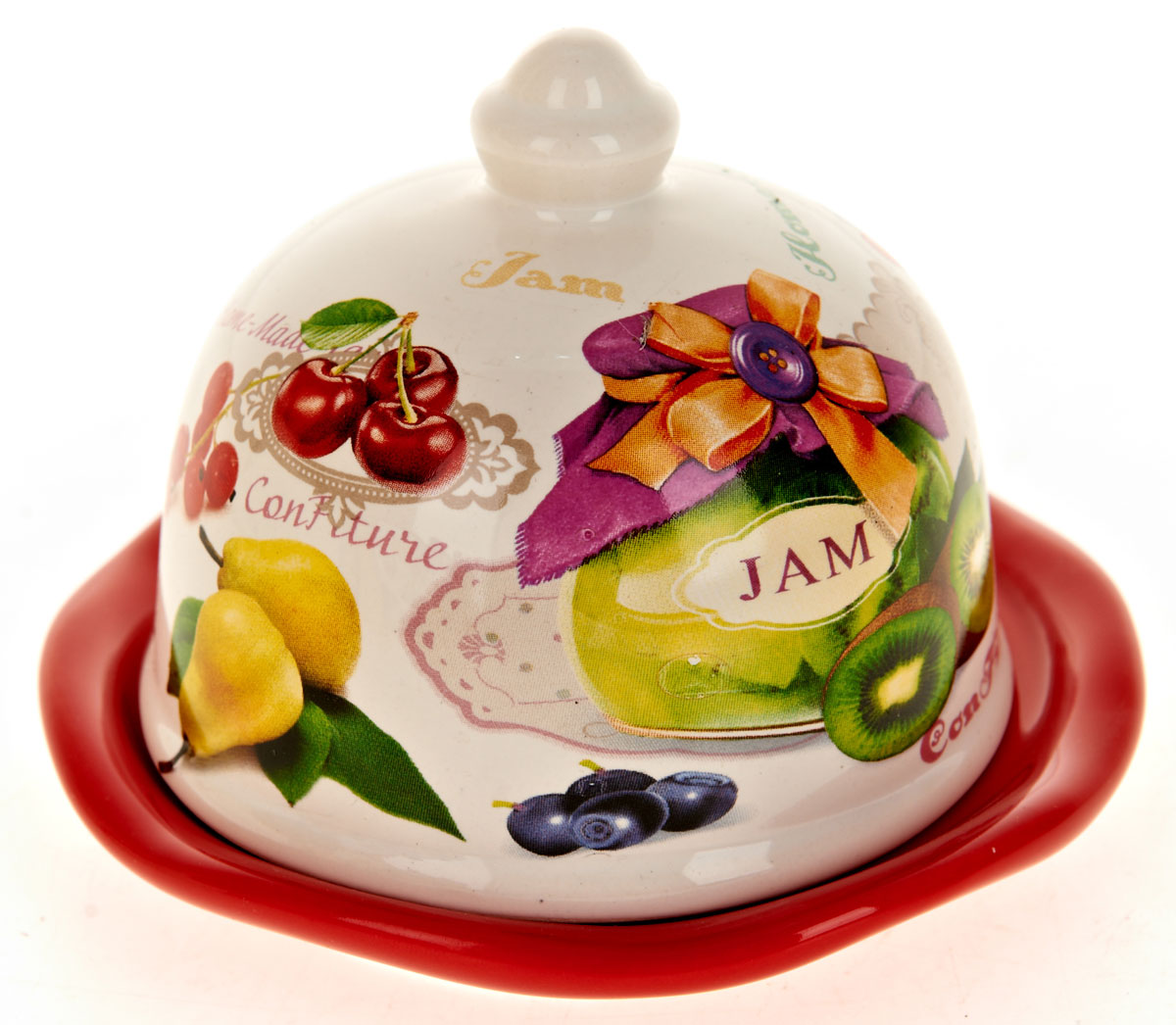 Лимонница ENS Group Джем. L2430705115510 Лимонница ENS Group Джем. L2430705115510Лимонница Джем выполнена из высококачественной керамики и состоит из блюдца и крышки. Изделие украшено оригинальным узором. Лимонница Джем доставит истинное удовольствие ценителям прекрасного и поможет сохранить свежесть лимона на длительный срок. Яркий дизайн, несомненно, придется вам по вкусу. Не рекомендуется мыть в посудомоечной машине.