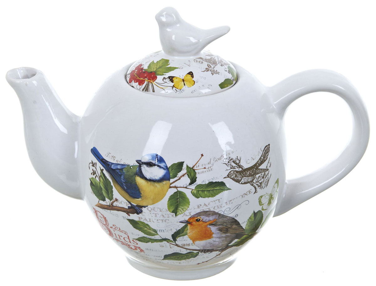 Чайник заварочный ENS Group Birds, 1,05 л. L2430742VT-1520(SR) Чайник заварочный ENS Group Birds, 1,05 л. L2430742VT-1520(SR)Заварочный чайник Birds, изготовленный из высококачественной керамики, прекрасно впишется в интерьер вашей кухни и станет достойным дополнением к кухонному инвентарю. Изделие снабжено эргономичной крышкой и удобной ручкой. Такой чайник не только украсит ваш кухонный стол и подчеркнет прекрасный вкус хозяйки, но и станет отличным подарком для близких и друзей.