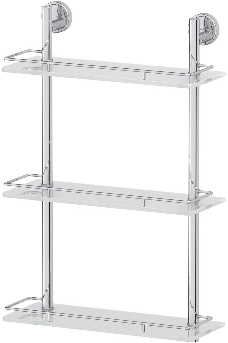Полка для ванной комнаты FBS Luxia, 3-х ярусная, 40 см, цвет: хром. LUX 068TL1661/GR Полка для ванной комнаты FBS Luxia, 3-х ярусная, 40 см, цвет: хром. LUX 068TL1661/GRАксессуары торговой марки FBS производятся на заводе ELLUX Gluck s.r.o., имеющем 20-летний опыт работы. Предприятие расположено в Злинском крае, исторически знаменитом своим промышленным потенциалом. Компоненты из всемирно известного богемского хрусталя выгодно дополняют серии аксессуаров. Широкий ассортимент, разнообразие форм, высочайшее качество исполнения и техническое?совершенство продукции отвечают самым высоким требованиям. Продукция FBS представлена на российском рынке уже более 10 лет и за это время успела завоевать заслуженную популярность у покупателей, отдающих предпочтение дорогой и качественной продукции.
