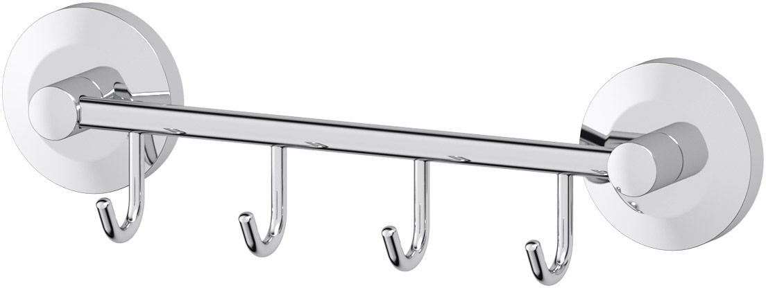 Штанга для полотенца FBS Standard, с 4-мя крючками, 25 см, цвет: хром. STA 025NOS 007 Штанга для полотенца FBS Standard, с 4-мя крючками, 25 см, цвет: хром. STA 025NOS 007Аксессуары торговой марки FBS производятся на заводе ELLUX Gluck s.r.o., имеющем 20-летний опыт работы. Предприятие расположено в Злинском крае, исторически знаменитом своим промышленным потенциалом. Компоненты из всемирно известного богемского хрусталя выгодно дополняют серии аксессуаров. Широкий ассортимент, разнообразие форм, высочайшее качество исполнения и техническое?совершенство продукции отвечают самым высоким требованиям. Продукция FBS представлена на российском рынке уже более 10 лет и за это время успела завоевать заслуженную популярность у покупателей, отдающих предпочтение дорогой и качественной продукции.