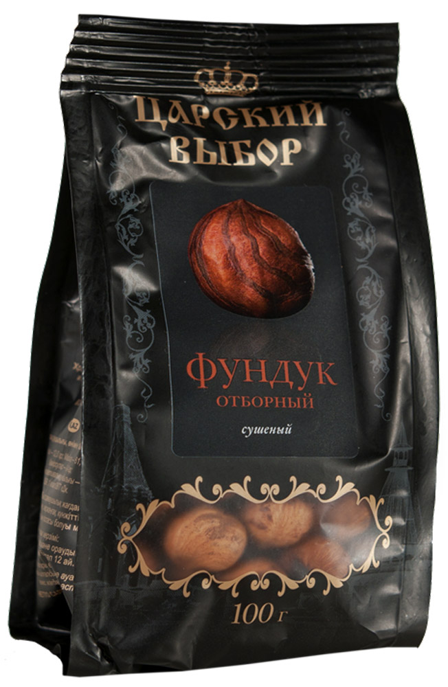 Царский выбор Фундук отборный сушеный, 100 г0120710 Царский выбор Фундук отборный сушеный, 100 г0120710Фундук содержит примерно 60% масла, состоящего из органических кислот. Также в нем до 20% белка, есть витамины В и Е, минеральные вещества – калий, кальций, железо, магний и другие. Польза фундука состоит в очищающем свойстве, он выводит шлаки и токсины, укрепляет иммунитет, повышает сопротивляемость организма к инфекциям.