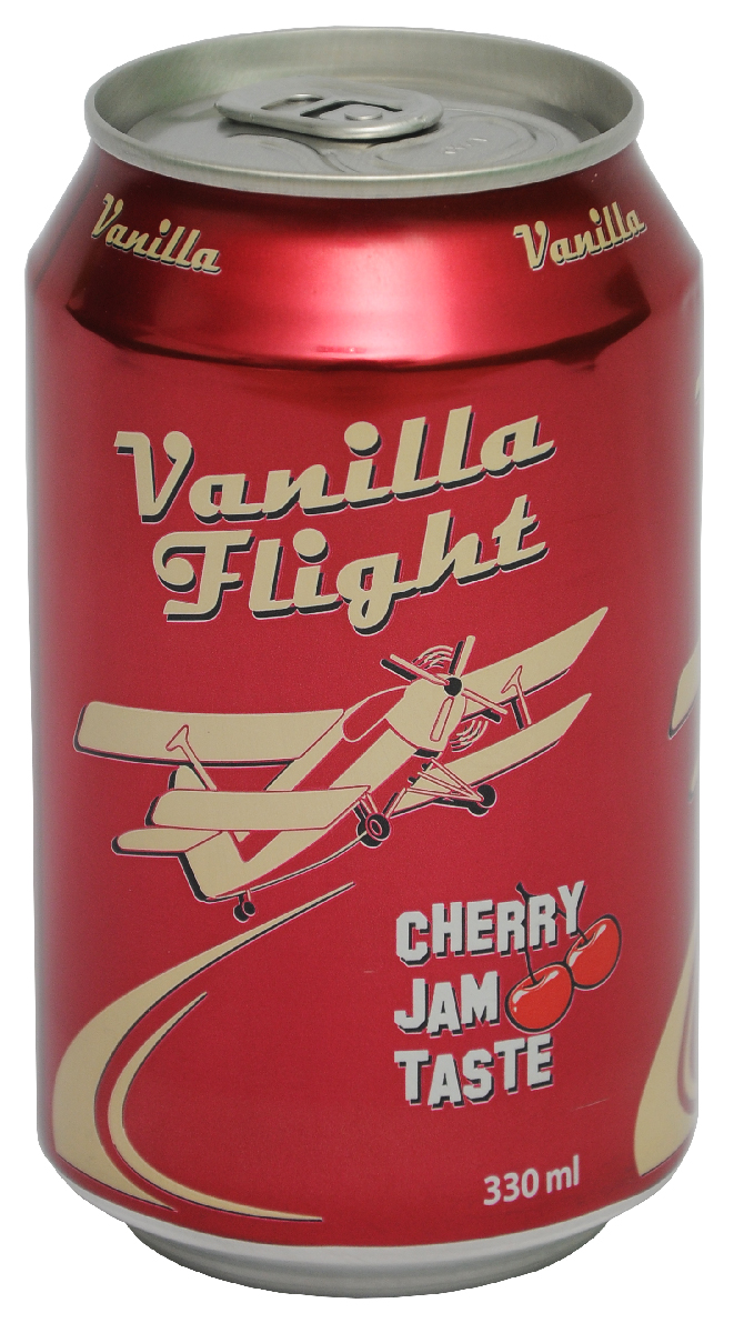 Vanilla Flight Cherry Jam Flavour Напиток безалкогольный сильногазированный, 0,33 л0120710 Vanilla Flight Cherry Jam Flavour Напиток безалкогольный сильногазированный, 0,33 л0120710Линейка Vanilla Flight представлена в двух вкусах, которые идеально дополняют друг друга. Vanilla Flight Cherry Jam Taste – это классическая вишневая содовая, вкус которой давно любим нашим покупателем.