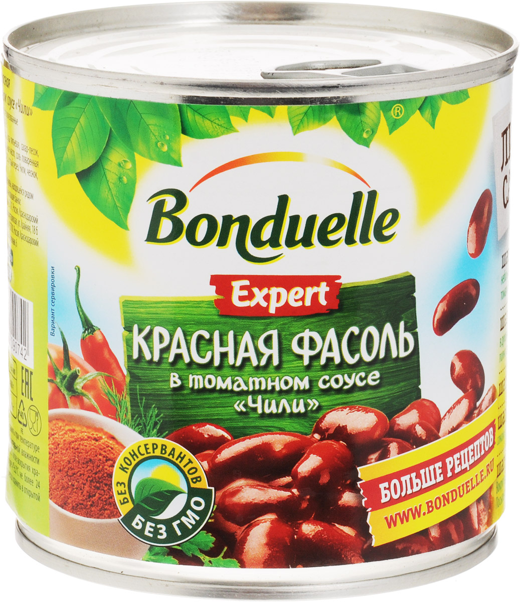 Bonduelle красная фасоль в соусе Чили, 400 г0120710 Bonduelle красная фасоль в соусе Чили, 400 г0120710Красная фасоль в соусе Чили - превосходный выбор для тех, кто любит поострее: густой томатный соус, которым заправлена фасоль, наполнен ароматами розмарина, паприки и перца чили. Это готовое блюдо богато белком и клетчаткой, поэтому станет хорошим выбором для постного рациона, хотя отлично подойдет и как гарнир к мясу.Уважаемые клиенты! Обращаем ваше внимание, что полный перечень состава продукта представлен на дополнительном изображении.