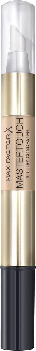Max Factor Корректор Mastertouch Under-eye Concealer 303 тон ivory 10 мл28032022 Max Factor Корректор Mastertouch Under-eye Concealer 303 тон ivory 10 мл28032022Хочешь, чтобы твоя кожа всегда выглядела так же безупречно, как у супермоделей? Корректор Max Factor Mastertouch испытан профессиональными визажистами за кулисами самых серьезных модных показов. С этим удивительным продуктом и ты сможешь сделать профессиональный макияж. Удобная форма карандаша позволяет наносить средство быстро и равномерно, а точно рассчитать необходимое количество корректора можно благодаря простому в использовании аппликатору в виде спонжа. Легкая текстура скрывает несовершенства кожи и маскирует темные круги под глазами.ФормулаБлагодаря формуле со светоотражающими частицами и выравнивающему кожу аппликатору корректор идеально сливается с кожей, делая ее безупречной. Корректор Max Factor Mastertouch с солнцезащитным фактором SPF 10 защищает кожу от солнечных лучей.