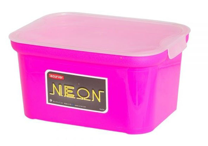 Коробка для хранения Curver Amsterdam Mini Neon, 22 х 17 х 11 см98299571 Коробка для хранения Curver Amsterdam Mini Neon, 22 х 17 х 11 см98299571Стильная коробка Curver Amsterdam Mini Neon, изготовленная из высококачественного пластика, привлекательный и функциональный аксессуар. Декоративная коробка поможет хранить все в одном месте, а также защитить вещи от пыли, грязи и влаги. Изделие оснащено крышкой с застежкой click ti. Неоновые цвета оживят интерьер и придадут ему особый характер.