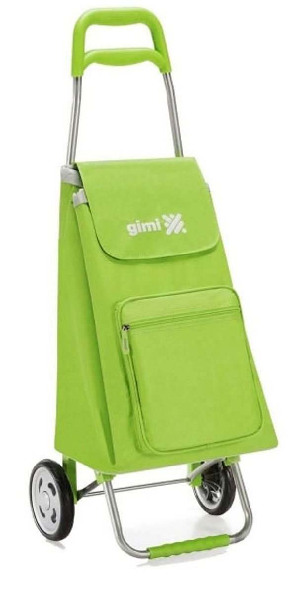 Сумка-тележка Gimi Argo, цвет: зеленый. 155155007000009840-20.000.00 Сумка-тележка Gimi Argo, цвет: зеленый. 155155007000009840-20.000.00Хозяйственная сумка-тележка из полиэстера со стальным каркасом.Сумка водоустойчивая, закрывается на кулиску, оснащена карманом на молнии.
