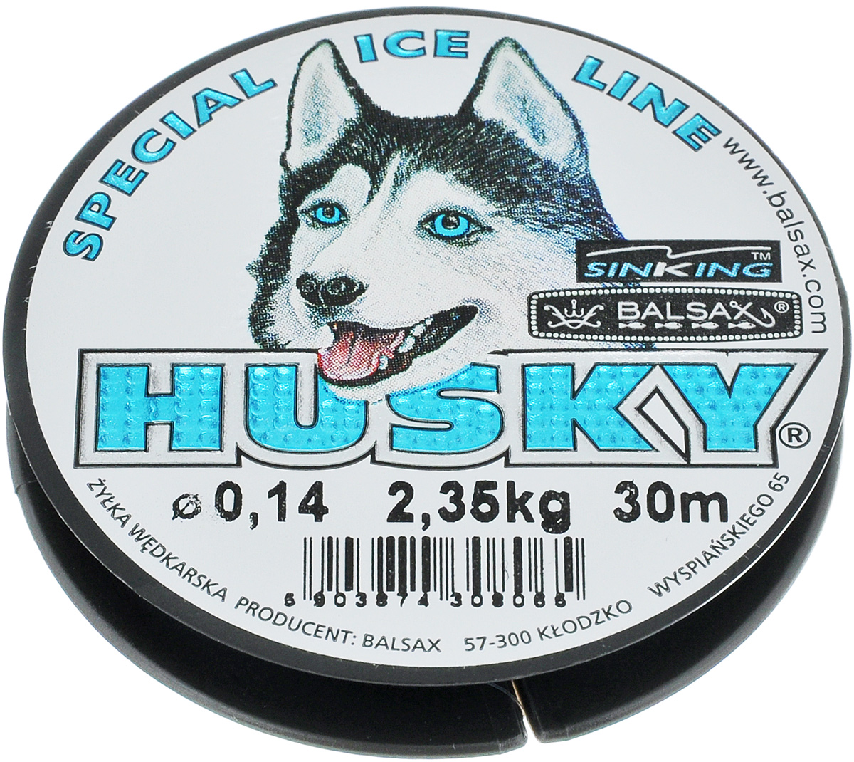 Леска зимняя Balsax Husky, 30 м, 0,14 мм, 2,35 кг309-10016 Леска зимняя Balsax Husky, 30 м, 0,14 мм, 2,35 кг309-10016Леска Balsax Husky изготовлена из 100% нейлона и очень хорошо выдерживает низкие температуры. Даже в самом холодном климате, при температуре вплоть до -40°C, она сохраняет свои свойства практически без изменений, в то время как традиционные лески становятся менее эластичными и теряют прочность.Поверхность лески обработана таким образом, что она не обмерзает и отлично подходит для подледного лова. Прочна в местах вязки узлов даже при минимальном диаметре.