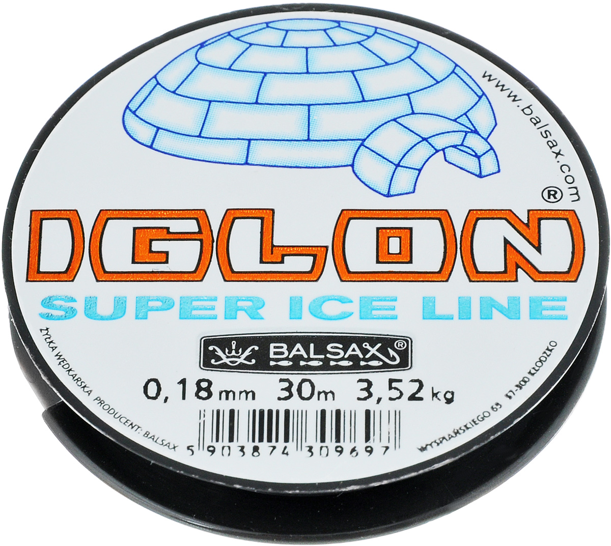 Леска зимняя Balsax Iglon, 30 м, 0,18 мм, 3,52 кг309-10016 Леска зимняя Balsax Iglon, 30 м, 0,18 мм, 3,52 кг309-10016Леска зимняя Balsax Iglon изготовлена из 100% нейлона и очень хорошо выдерживает низкие температуры.Поверхность лески обработана таким образом, что она не обмерзает и отлично подходит для подледного лова. Прочна в местах вязки узлов даже при минимальном диаметре.
