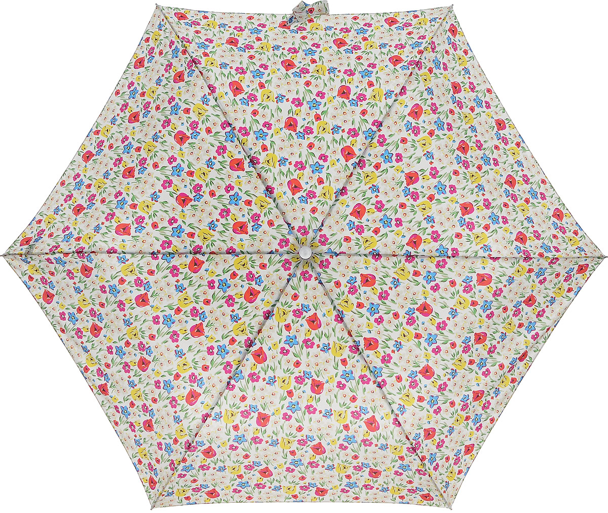 Зонт женский Cath Kidston Minilite, механический, 3 сложения, цвет: белый, мультиклор. L768-2952П250071001-22 Зонт женский Cath Kidston Minilite, механический, 3 сложения, цвет: белый, мультиклор. L768-2952П250071001-22Стильный механический зонт Cath Kidston Minilite в 3 сложения даже в ненастную погоду позволит вам оставаться элегантной. Облегченный каркас зонта выполнен из 8 спиц из фибергласса и алюминия, стержень также изготовлен из алюминия, удобная рукоятка - из пластика. Купол зонта выполнен из прочного полиэстера. В закрытом виде застегивается хлястиком на липучке. Яркий оригинальный цветочный принт поднимет настроение в дождливый день.Зонт механического сложения: купол открывается и закрывается вручную до характерного щелчка.На рукоятке для удобства есть небольшой шнурок, позволяющий надеть зонт на руку тогда, когда это будет необходимо. К зонту прилагается чехол с небольшой нашивкой с названием бренда. Такой зонт компактно располагается в кармане, сумочке, дверке автомобиля.