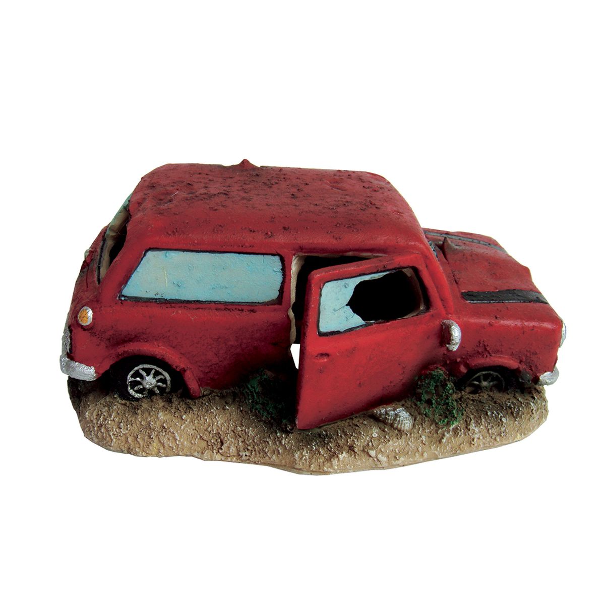 Декорация для аквариума ArtUniq Затонувшее красное авто, 15,5 x 10,5 x 7 см0120710 Декорация для аквариума ArtUniq Затонувшее красное авто, 15,5 x 10,5 x 7 см0120710Декорация ArtUniq – это яркая и важная часть любой композиции, она поможет вдохнуть жизнь в ландшафт любого аквариума или террариума. Декорация безопасна для обитателей аквариума, она не меняет параметры воды. Многие обитатели аквариума часто используют декорации как укрытия, в которых они живут и размножаются. Благодаря декорациям ArtUniq вы сможете создать прекрасный пейзаж на дне вашего аквариума или террариума.
