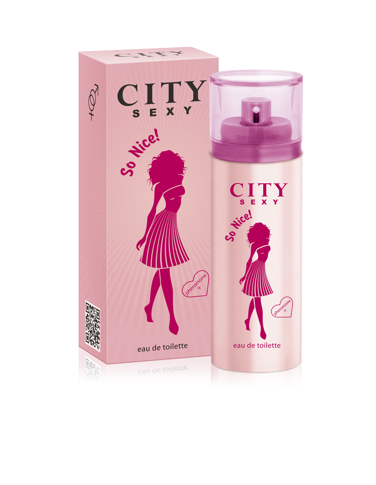 City Parfum City Sexy So Nice! Туалетная вода 60 мл2001011606 City Parfum City Sexy So Nice! Туалетная вода 60 мл2001011606Подобно украшению аромат CITY SEXY So Nice! переливается, искрится нотами лимона и клементина, соблазнительный персик и сладкая малина яркими бликами привлекают внимание к настоящей драгоценности - сердцу аромата, нежному, сотканному из нот дивного пиона, свежей и воздушной водяной лилии и капли томного жасмина с легким аккордом красного перца. Сияние аромата смягчается теплыми сладковатыми нотами ванили, мускуса и кедра в шлейфе