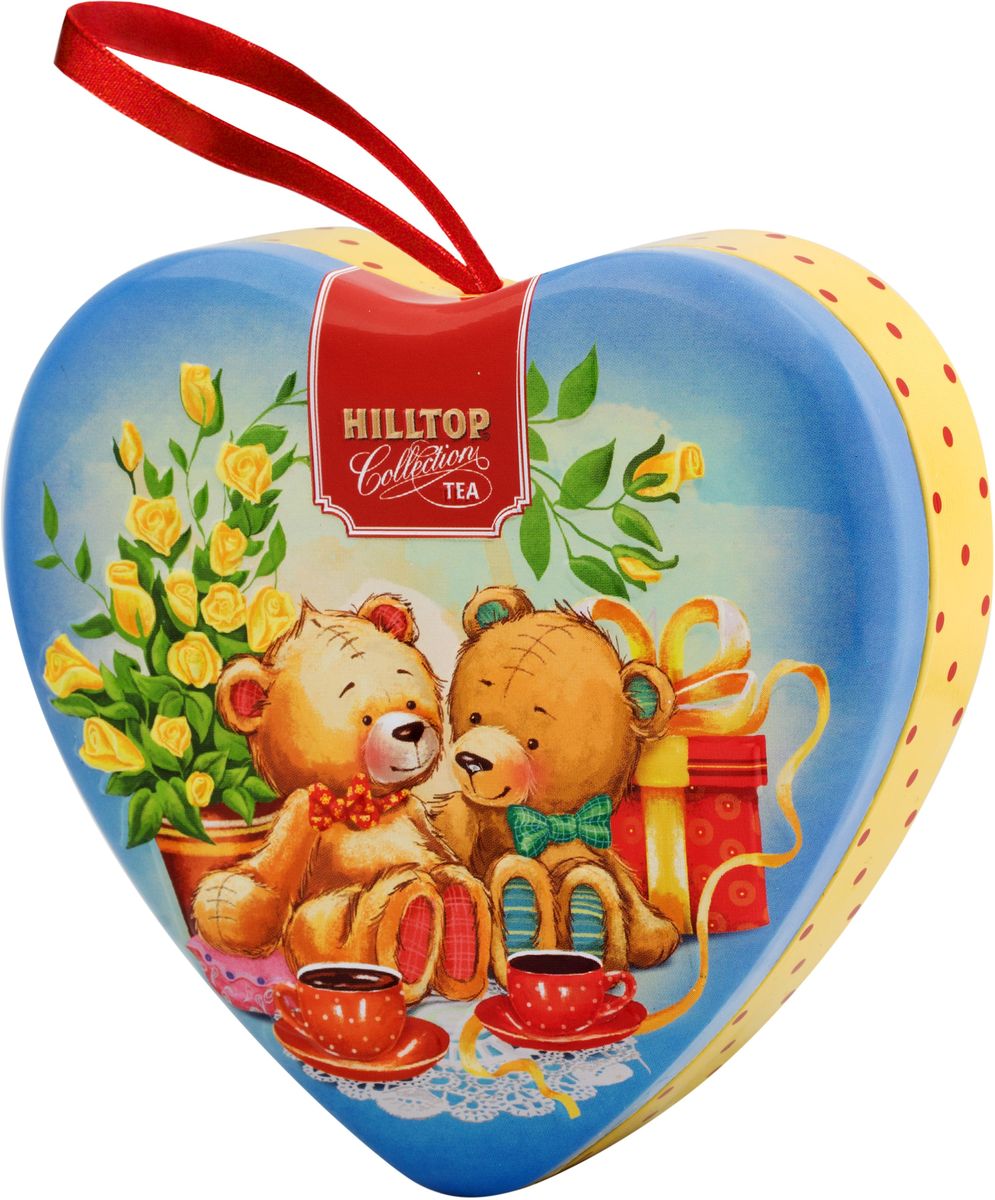 Hilltop Целую (сердечко) черный листовой чай Традиции Цейлона, 50 г101246 Hilltop Целую (сердечко) черный листовой чай Традиции Цейлона, 50 г101246Чай Традиции Цейлона - классический черный среднелистовой чай с благородным терпким ароматом и тонизирующими свойствами.