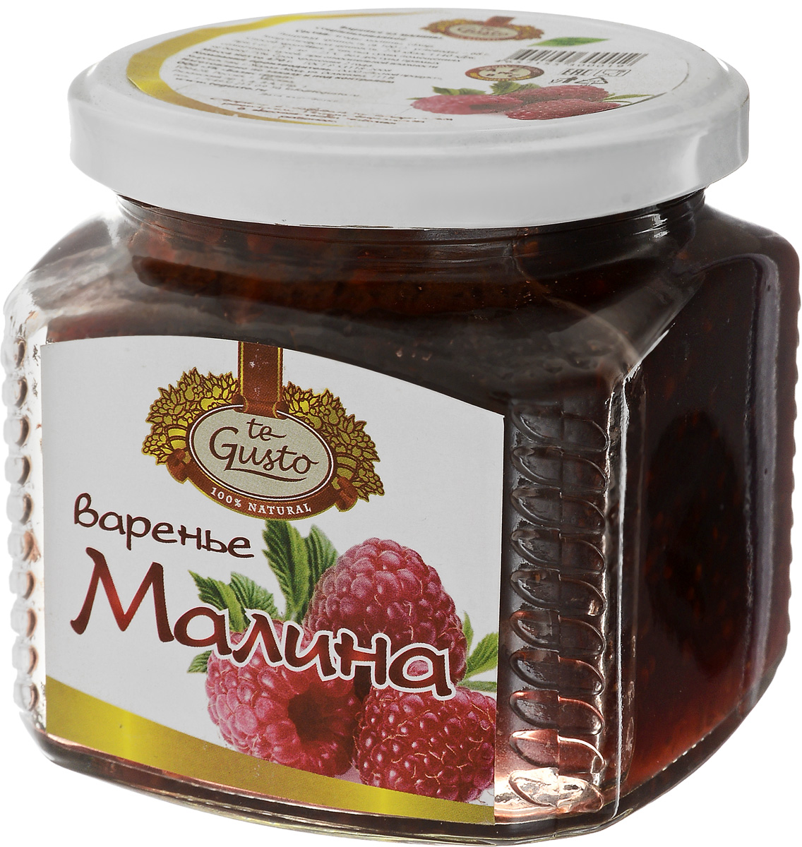 te Gusto Варенье из малины, 470 г0120710 te Gusto Варенье из малины, 470 г0120710Вместо того чтобы бороться с простудами и инфекциями, принимая антибиотики, лучше заранее укрепить свой иммунитет, употребляя сочные ягоды малины.Помимо аскорбинки в малине достаточно много витамина А, который предохраняет от сердечно-сосудистых заболеваний, старения и рака, витамина РР, который поможет избавиться от усталости, бессонницы, улучшит аппетит и сделает кожу чистой и эластичной, витамина Е - главного компонента омолаживающих кремов для лица, и витамина В2, который способен победить прыщи, справиться с перхотью и сделать тусклые ломкие волосы густыми и блестящими. А поскольку все эти витамины являются антиоксидантами, поедание малины благоприятно отразится на вашей внешности.Главное богатство этой ягоды - салициловая кислота, которая способна справляться с бактериями и обладает жаропонижающим эффектом. Причем если другие ягоды при варке лишаются большей части полезных веществ, то малина в виде варенья справляется с простудой еще лучше, чем в свежем виде. Таким же действием обладают и сушеные ягоды малины. То есть и малиновое варенье, и сама малина запросто могут считаться полноценным заменителем таблетки аспирина.