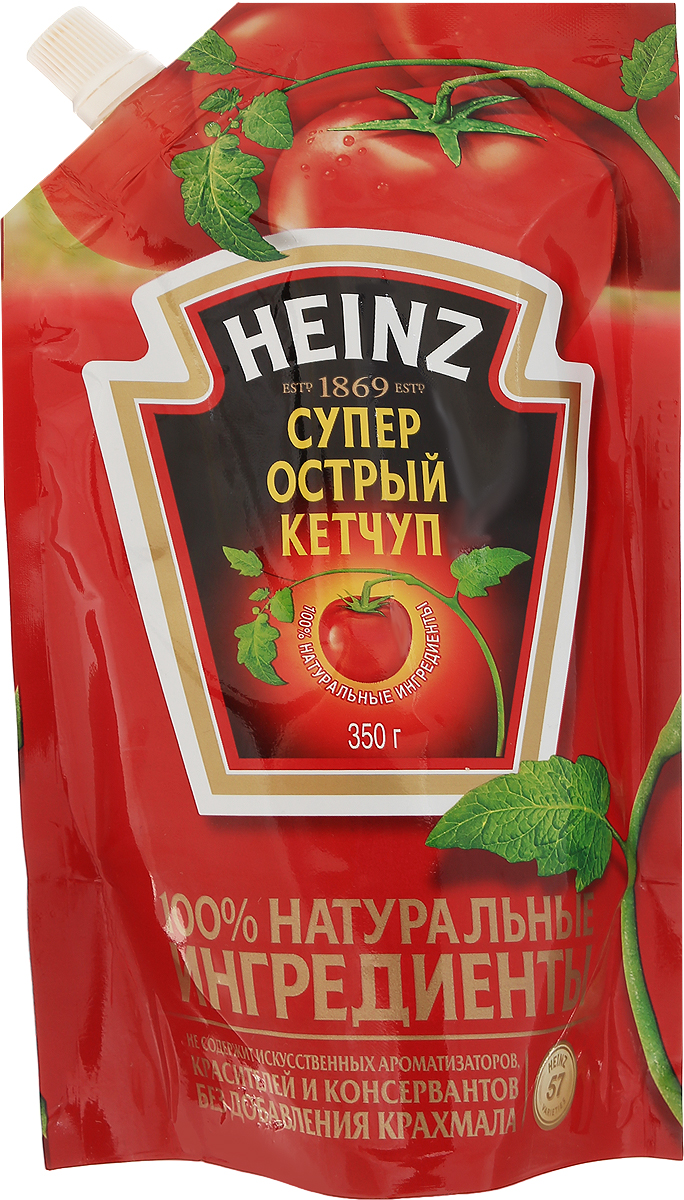 Heinz кетчуп Супер Острый, 350 г0120710 Heinz кетчуп Супер Острый, 350 г0120710Классический вкус кетчупа Heinz с добавлением кайенского перца и халапеньо. Жгуче-острый! Самый острый из кетчупов Heinz.Традиционный рецепт уже 140 лет радует потребителя классическим вкусом кетчупа с густой консистенцией, разбавленный ароматом гвоздики и других пряных специй. Уважаемые клиенты! Обращаем ваше внимание, что полный перечень состава продукта представлен на дополнительном изображении.