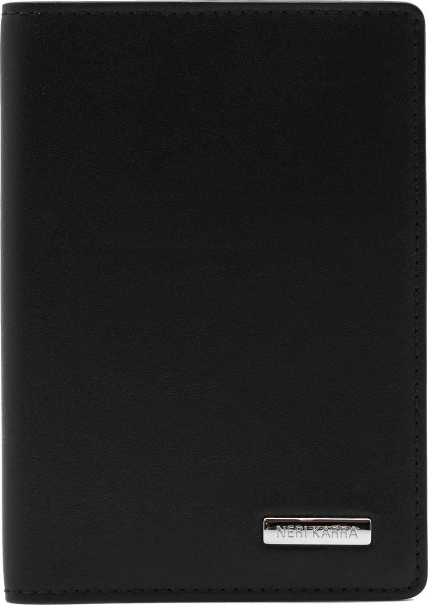 Обложка для паспорта Neri Karra, цвет: черный. 0137-72 501.01KW064-000005 Обложка для паспорта Neri Karra, цвет: черный. 0137-72 501.01KW064-000005Обложка для паспорта Neri Karra из натуральной кожи черного цвета с бордовым кантом, внутри дополнительных кармашка для карт.