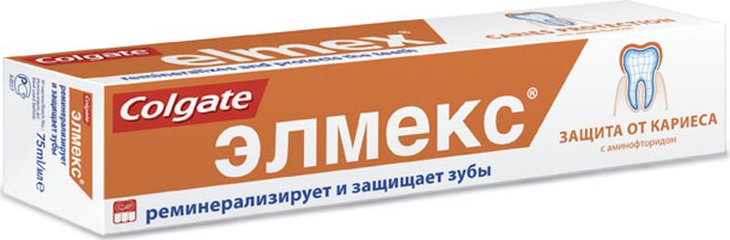 Elmex Зубная паста Защита от кариеса 75млMP59.4D Elmex Зубная паста Защита от кариеса 75млMP59.4DЗубная паста 75мл -1шт Оптимальное содержание фторида в зубной пасте для взрослых: 1400 ppm F-Высокоэффективная защита от кариеса в течение длительного времени