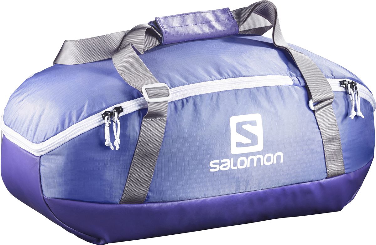 Сумка спортивная Salomon Prolog 40, цвет: сиреневый, 40 л1904508 Сумка спортивная Salomon Prolog 40, цвет: сиреневый, 40 л1904508Сумка Salomon Prolog 40 выполнена из качественного полиэстера и оформлена принтом с изображением логотипа бренда. Сумка оснащена удобными ручками и закрывается на застежку-молнию. Внутри расположено вместительное отделение, которое содержит небольшой вшитый карман на молнии для мелочей. Небольшая сумка Prolog Bag удобна для похода в спортивный зал. Прочное непромокаемое дно надежно защитит вещи на любой поверхности.