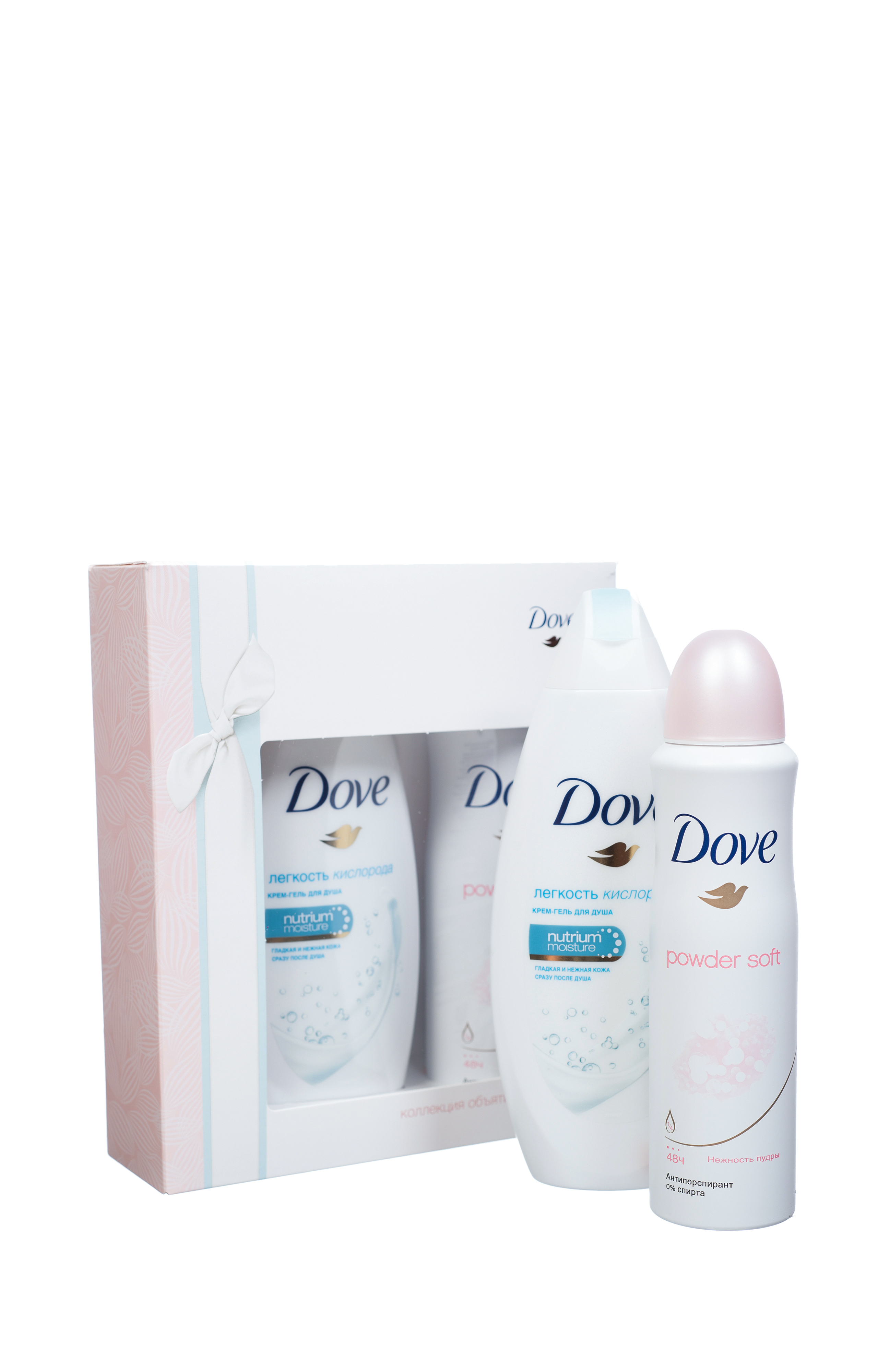 Dove подарочный набор Коллекция объятия нежностиFS-36054 Dove подарочный набор Коллекция объятия нежностиFS-36054Появление бренда Dove связано с созданием уникального очищающего средства для кожи, не содержащего щелочи. Формула единственного в своем роде крем-мыла на четверть состоит из увлажняющего крема - именно это его качество помогает защищать кожу от раздражения и сухости, которые неизбежны при использовании обычного мыла.Dove —марка, которая известна благодаря авангардному изобретению: мягкому крем-мылу. Dove любим миллионами, ведь они не содержат щелочи, оказывают мягкое, щадящее воздействие на кожу лица и тела.Удивительное по своим свойствам крем-мыло довольно быстро стало одним из самых популярных косметических средств. Успех этого продукта был настолько велик, что производители долгое время не занимались расширением ассортимента. Прошло почти сорок лет с момента регистрации товарного знака Dove, прежде чем свет увидел крем-гель для душа и другие косметические средства этой марки. Все они создаются на основе формулы, разработанной еще в прошлом веке, но не потерявшей своей актуальности.На сегодняшний день этот бренд по праву считается олицетворением красоты, здоровья и женственности. Помимо женской линии косметики выпускаются детские косметические средства и косметика для мужчин. Несмотря на широкий ассортимент предлагаемых средств по уходу за кожей и волосами, завоевавших признание в более чем 80 странах по всему миру, производители находятся в постоянном поиске новых формул.Dove считается одним из ведущих в своей области. Он известен миллионам людей в почти сотне стран по всему миру. В мире Dove красота — это источник уверенности в себе, а не беспокойства. Миссия бренда — дать новому поколению возможность расти в атмосфере позитивного отношения к собственной внешности. ??Подарочный набор Dove Объятия нежности состоит из крем-геля для душа 250 мл и антиперспиранта в форме аэрозоля 150 мл. Подарите Вашей коже особенную заботу с набором Dove Коллекция объятия нежности. Крем-гель для душа Dove Легкость кислорода делает Вашу кожу гладкой и нежной сразу после душа благодаря уникальному сочетанию ухаживающих компонентов NutriumMoisture. Антиперспирант аэрозоль Dove Нежность пудры на 1/4 состоит из увлажняющего крема с витаминами E и F и способствует восстановлению Вашей кожи после бритья, делая ее невероятно гладкой и нежной. Забота о себе еще никогда не была столь приятной.