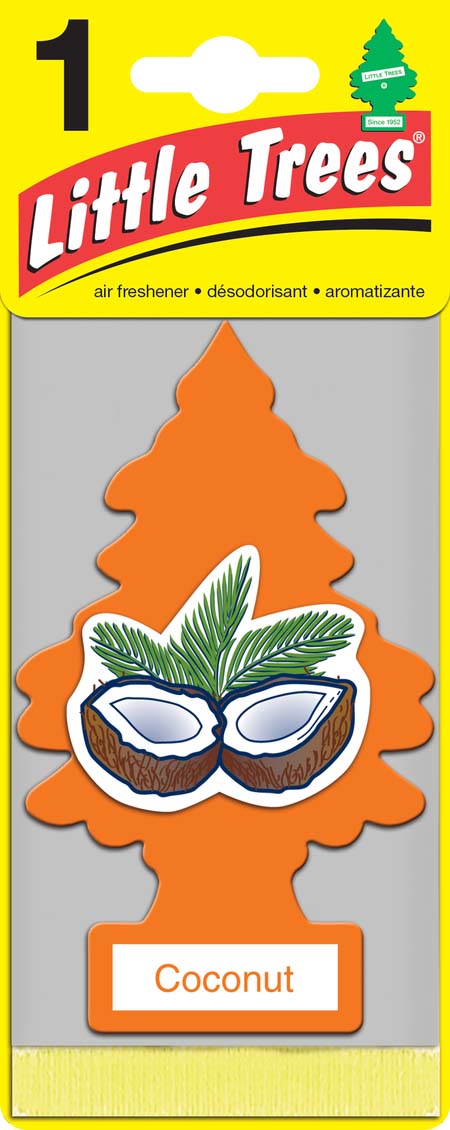 Освежитель Car-Freshner Елочка КокосCA-3505 Освежитель Car-Freshner Елочка КокосCA-3505Оригинальный ароматизатор Освежитель Car-Freshner сделан из высококапилярного качественного картона - что позволяет долго сохранять аромат и насыщенность красок изображения. Уникален по эффективности действия, насыщенности и стойкости запахаПовесьте ароматизатор в любом удобном месте - в салоне автомобиля, дома или в офисе - и получайте удовольствие!Характеристики: Материал: 100% спрессованная целлюлоза, полимеры, нетоксичные отдушки.Размер упаковки: 19 см х 7,5 см х 1 см.Уважаемые клиенты! Обращаем ваше внимание на возможные изменения в дизайне упаковки. Качественные характеристики товара остаются неизменными. Поставка осуществляется в зависимости от наличия на складе.