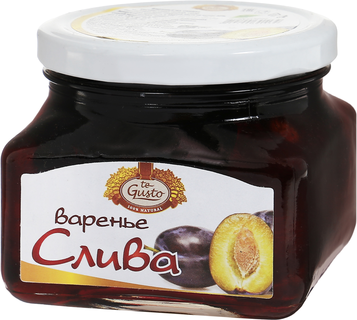 te Gusto Варенье из сливы, 430 г0120710 te Gusto Варенье из сливы, 430 г0120710Помимо прекрасных вкусовых качеств, слива обладает многими целебными и лечебными свойствами. Слива очень полезна для организма благодаря своему богатому составу. Слива насыщена витаминами, минералами и необходимыми веществами для жизнедеятельности организма.Варенье из сливы, а также компоты и соки с мякотью обладают нежным слабительным действием, рекомендуются при запорах и атонии кишечника. Слива способствует выведению холестерина из организма. Сливы рекомендуются при заболеваниях почек и гипертонической болезни. Соединения калия, содержащиеся в плодах сливы, оказывают мочегонное действие, чем способствуют выведению из организма избытка воды и поваренной соли.Слива легко переваривается. Плоды сливы способствуют образованию крови, расслабляют нижний пищеварительный тракт и прочищают желудок. Сливы очень эффективны при лечении заболеваний, вызванных избытком желчи или слишком высоким внутренним жаром. Сливы укрепляют печень и очищают кровь, изгоняя из тела токсины.