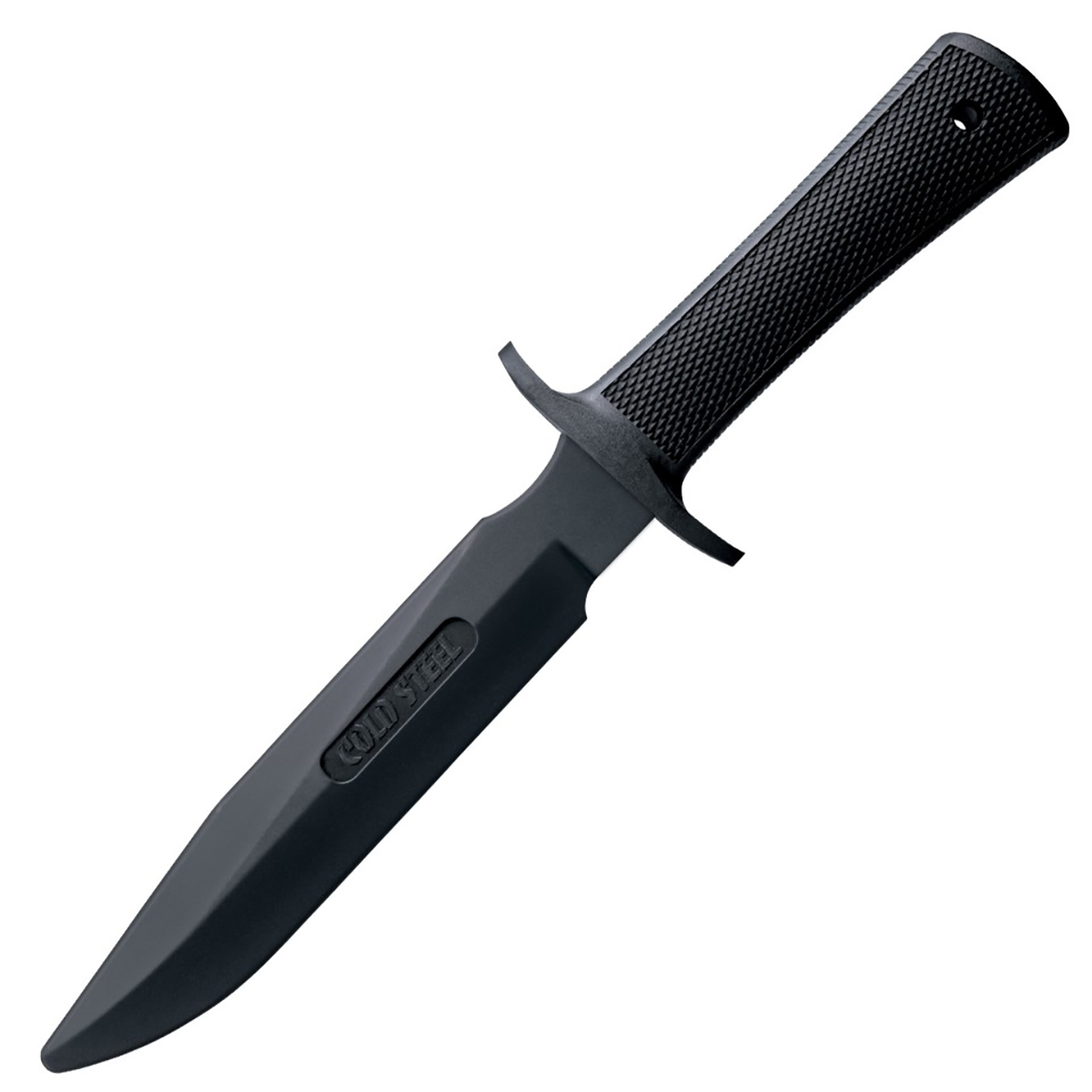 Нож тренировочный Cold Steel Military Classic, общая длина 29,5 смКимоно УТ-000029 Нож тренировочный Cold Steel Military Classic, общая длина 29,5 смКимоно УТ-000029Тренировочный нож модели Military Classic, выполненный с фиксированным клинком, разработан всемирно известным производителем Cold Steel. Такой нож изготовлен полностью из резины. Модель можно использовать для самостоятельной тренировки, учений, отработки обезвреживания противника и показных учений.Длина клинка: 17,4 см.Толщина клинка: 9 мм.
