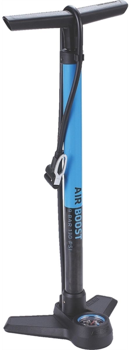 Насос велосипедный BBB AirBoost Steel Pump, напольный, цвет: синийХ70238-5 Насос велосипедный BBB AirBoost Steel Pump, напольный, цвет: синийХ70238-5Компактный напольный насос. Давление до 9bar/130psiТочный манометр отображает давление как в bar, так и в psi.Эргономичная ручка-бумеранг. Естественный хват для увеличенной мощности.Стальной корпус общей длиной 62 cм.Насадка DualHead с фиксатором под большой палец.Прочное и устойчивое композитное основание.Цвета: серый, синий, жёлтый и оранжевый.