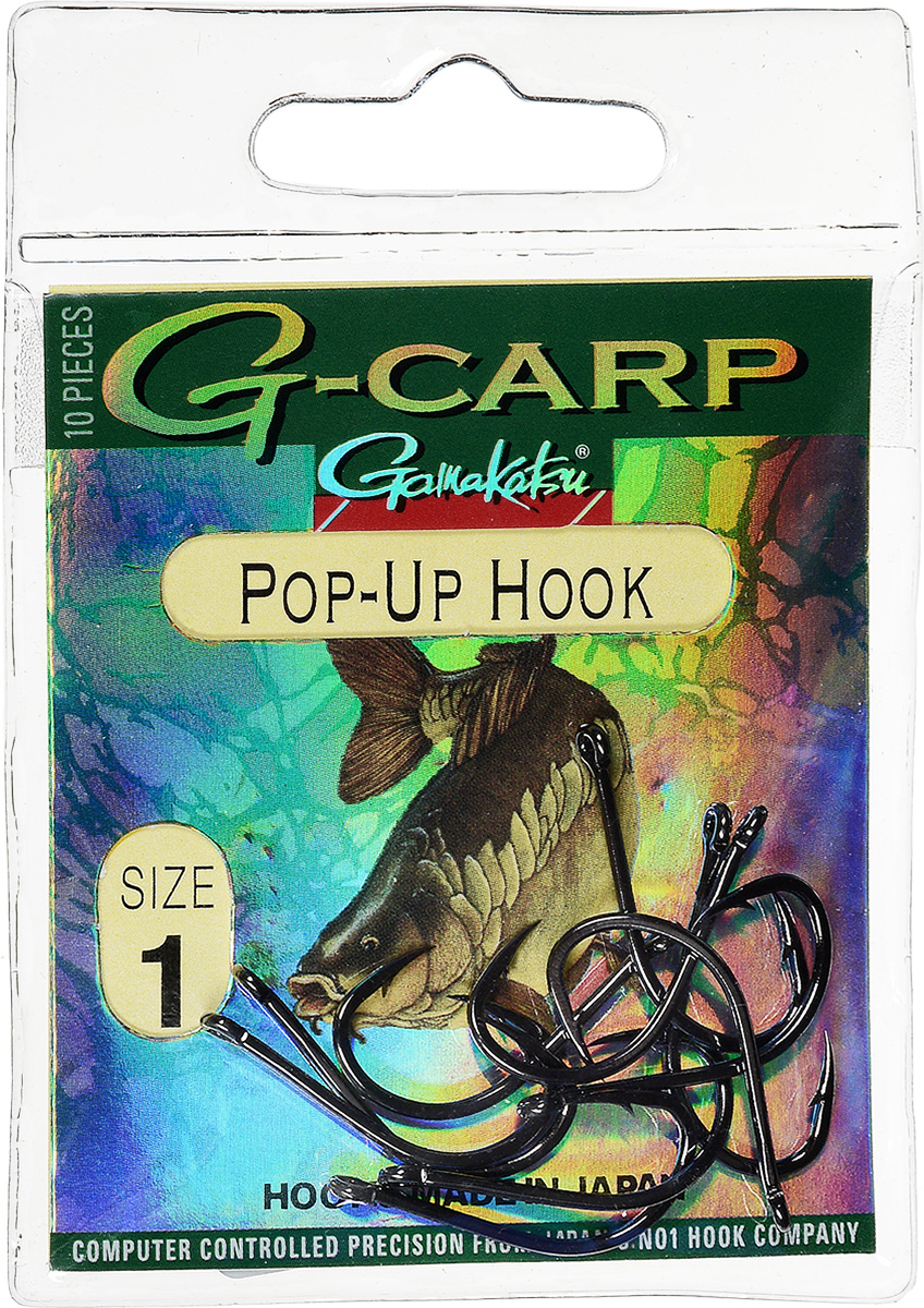 Крючок рыболовный Gamakatsu G-Carp. Pop-Up Hook, №1, 10 шт14665301800 Крючок рыболовный Gamakatsu G-Carp. Pop-Up Hook, №1, 10 шт14665301800Gamakatsu G-Carp. Pop-Up Hook - легкий прочный крючок универсальной формы, предназначенный для создания различных схем волосяной оснастки c Pop-Up наживками. Крючок содержит жало с углублением, кованое цевье, джиг-крючок, круглое ушко.На сегодняшний день рыболовные крючки Gamakatsu являются лучшими по качеству в Японии и Европе. Все крючки выполняются из очень прочной стальной проволоки. Жала крючков имеют химическую заточку. Вид крепления: ушко.Размер крючка: №1.