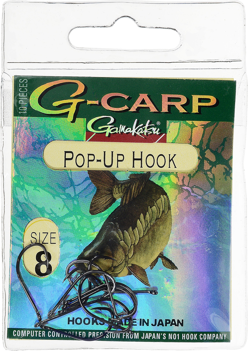 Крючок рыболовный Gamakatsu G-Carp. Pop-Up Hook, №8, 10 шт010-01199-01 Крючок рыболовный Gamakatsu G-Carp. Pop-Up Hook, №8, 10 шт010-01199-01Gamakatsu G-Carp. Pop-Up Hook - легкий прочный крючок универсальной формы, предназначенный для создания различных схем волосяной оснастки c Pop-Up наживками. Крючок содержит жало с углублением, кованое цевье, джиг-крючок, круглое ушко.На сегодняшний день рыболовные крючки Gamakatsu являются лучшими по качеству в Японии и Европе. Все крючки выполняются из очень прочной стальной проволоки. Жала крючков имеют химическую заточку. Вид крепления: ушко.Размер крючка: №8.