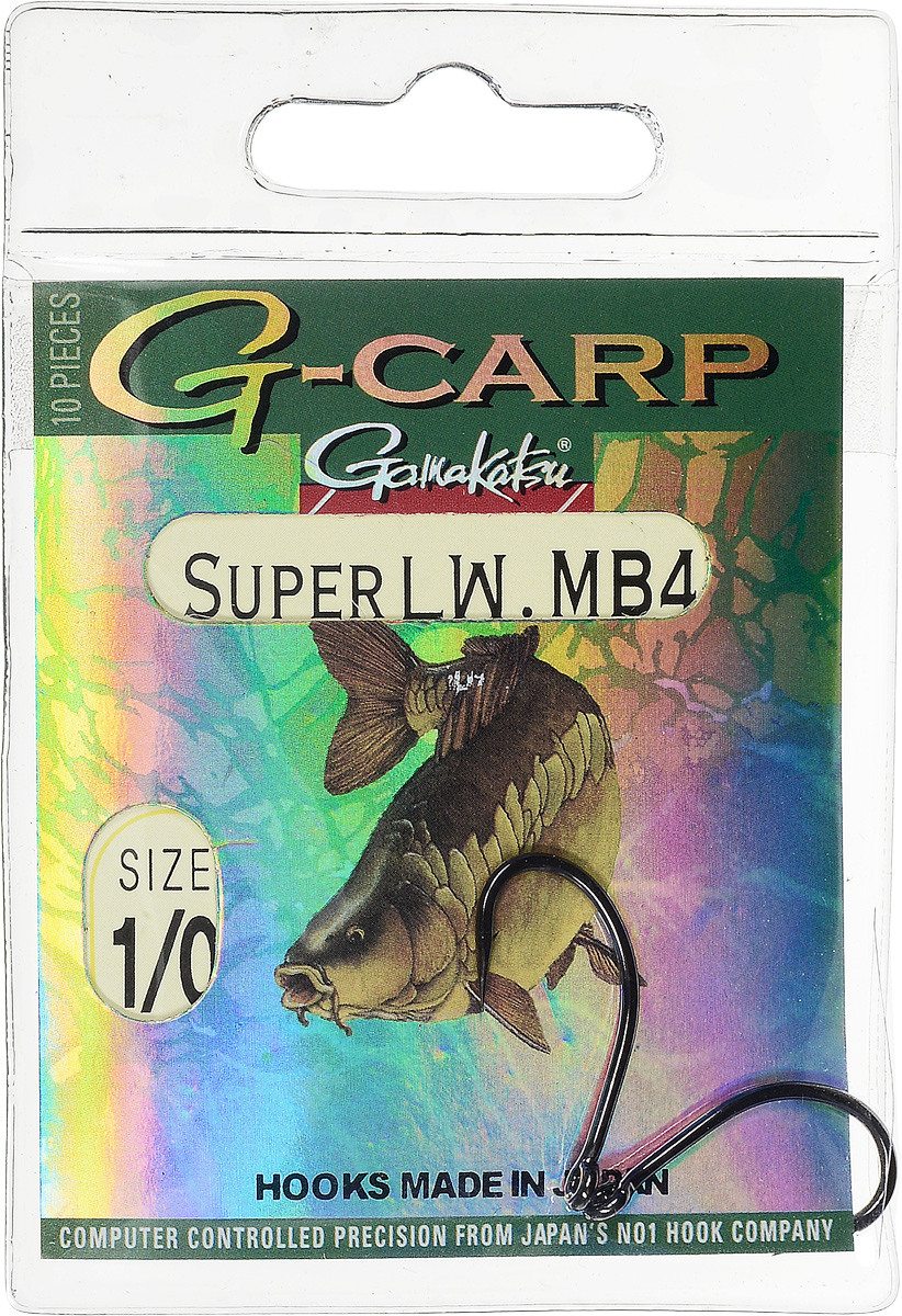 Крючок Gamakatsu G-Carp Super LW MB4, № 1/0, 10шт14665601000 Крючок Gamakatsu G-Carp Super LW MB4, № 1/0, 10шт14665601000Крючок Gamakatsu G-Carp Super LW MB4 № 1/0арт 14686700100 Крючки формы Super предназначены для применения в составе волосяных оснасток с тонущими насадками - сборными или балансированными , а так же и сборными насадками типа снеговик.Gamakatsu G-Carp Super LW MB4 № 1 обладают одной из наиболее универсальных форм , используемой и в монтажах с постановкой насадки на крючке непосредственно . Применимы в стоячей воде и на течении . Не имеют бокового отгиба, острие прямое , без подгиба внутрь . Данная форма обеспечивает крючку очень высокие прочностные параметры . Размер: № 1/0арт - 14686700100кол-во 10 штВид крепления: ушкоматериал: стальПроизводитель: Gamakatsu Серия: G-Carp Super LW MB4