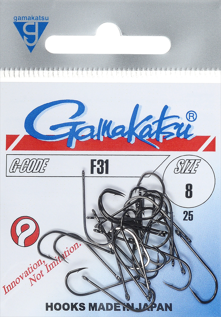 Крючок рыболовный Gamakatsu F31, размер 8, 25 шт4271825 Крючок рыболовный Gamakatsu F31, размер 8, 25 шт4271825Изделие изготовлено из высококачественной и прочной стали. Подходит для растительных и животных насадок. Крючок предназначен для рыбалки нахлыстом и с поплавком. Крючок идеально справляется с любой рыбой как на море, так и на спокойной воде. Размер: 8.Количество: 25 шт. Вид головки: кольцо.