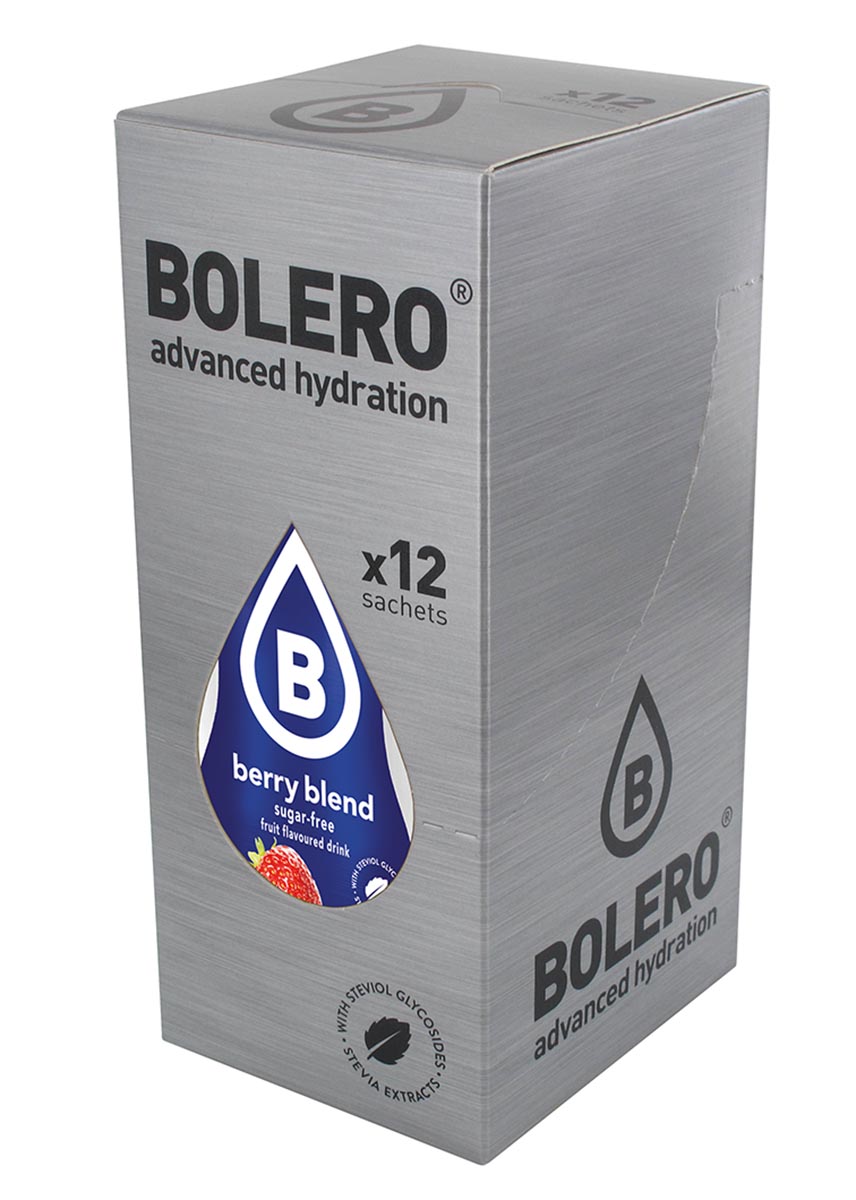 Напиток быстрорастворимый Bolero Berry Bland / Берри фрукты, 9 г х 12 штЦБ-00003160 Напиток быстрорастворимый Bolero Berry Bland / Берри фрукты, 9 г х 12 штЦБ-00003160Быстрорастворимый напиток предназначен для спортсменов, в период интенсивных тренировок в дополнение к основному рациону в соответствии с программой, разработанной для данных видов спорта. Каждый пакетик (9 г) рассчитан на приготовление 1,5-2 литра сока. Их также очень удобно носить с собой. Состав: без добавления ГМО. Не содержит глютен, без сахара. -Лимонная кислота, яблочная кислота, мальтодекстрин;- ароматические и вкусовые вещества; - L-аскорбиновая кислота. - натуральные ароматизаторы и подсластители: ацесульфам К, сукралоза,стевиогликозиды (экстракты стевии), регулятор кислотности: тринатрийцитрат. - разрыхлитель: трикальцийфосфат; - загустители: гуаровая камедь, гуммиарабик (аравийская камедь). Товар не является лекарственным средством. Товар не рекомендован для лиц младше 18 лет. Могут быть противопоказания иследует предварительно проконсультироваться со специалистом. Товар сертифицирован.