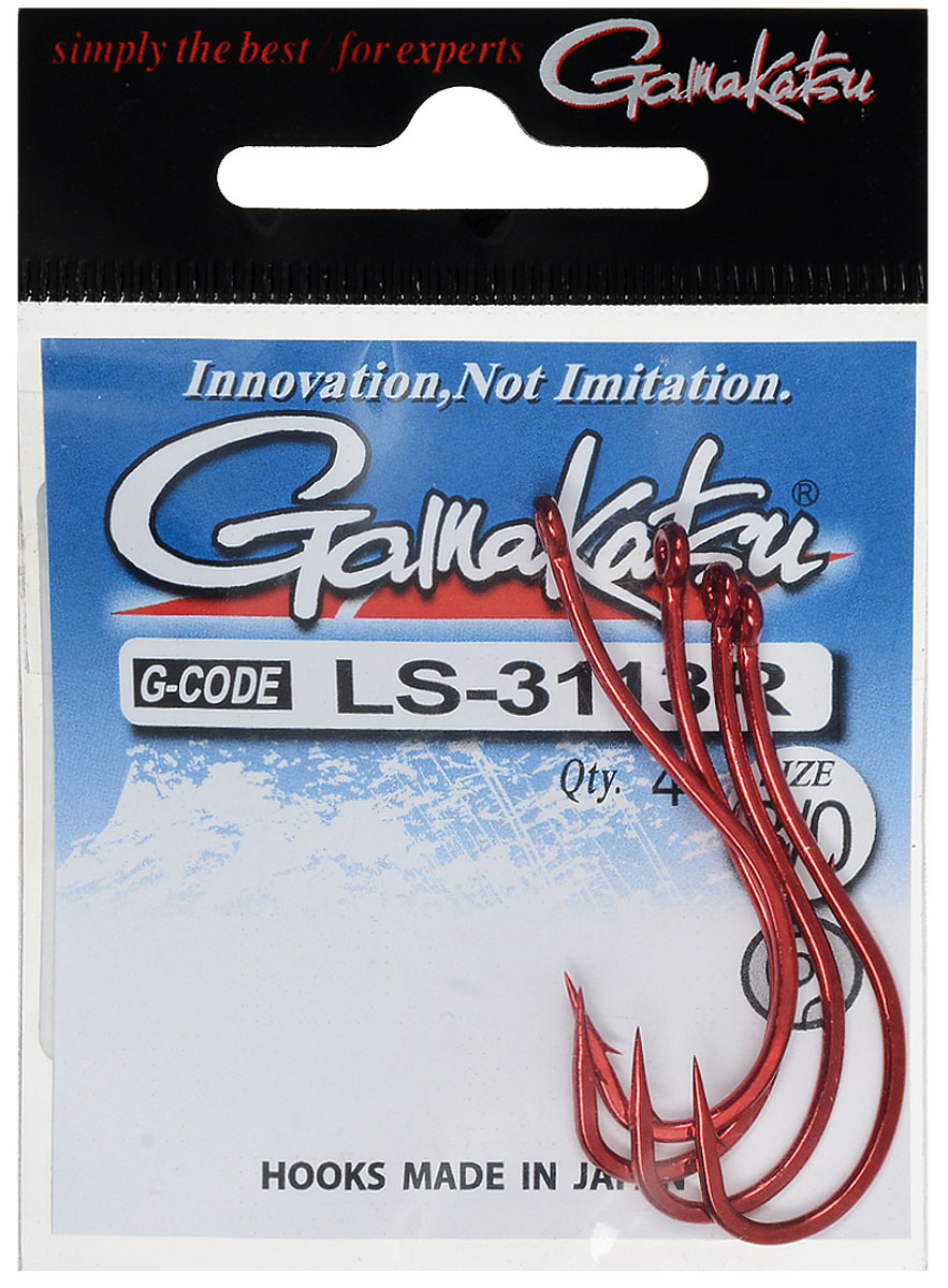 Крючок рыболовный Gamakatsu LS-3113R, №3/0, 4 шт606-01707 Крючок рыболовный Gamakatsu LS-3113R, №3/0, 4 шт606-01707Рыболовный крючок Gamakatsu LS-3113R изготовлен из стали. Крючок подходит как для растительных, так и для животных насадок. Содержит круглое ушко, жало с углублением и кованое цевье. Длинный загиб позволяет лучше удерживать приманку. Вид крепления - кольцо.Размер крючка: №3/0. Количество штук в упаковке: 4.