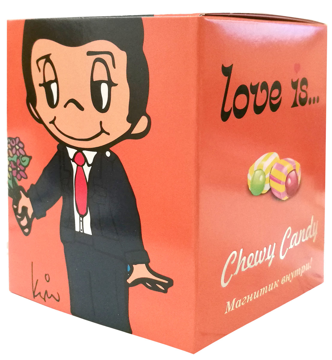 Love is Жевательные конфеты с жидким центром, 125 г0120710 Love is Жевательные конфеты с жидким центром, 125 г0120710Больше сюрпризов от Love is! Жевательные конфеты Love Is ассорти - это жевательные конфеты с жидким центром. Дыня, ананас и арбуз-тропик - яркие вкусы для любимых. Внутри каждой обертки факты и высказывания о любви. А самое необычное мы приготовили на дне упаковки. Магнит с предсказанием в каждой коробочке! Вся серия - это 46 магнитиков.Уважаемые клиенты! Обращаем ваше внимание, что полный перечень состава продукта представлен на дополнительном изображении.Упаковка может иметь несколько видов дизайна. Поставка осуществляется в зависимости от наличия на складе.