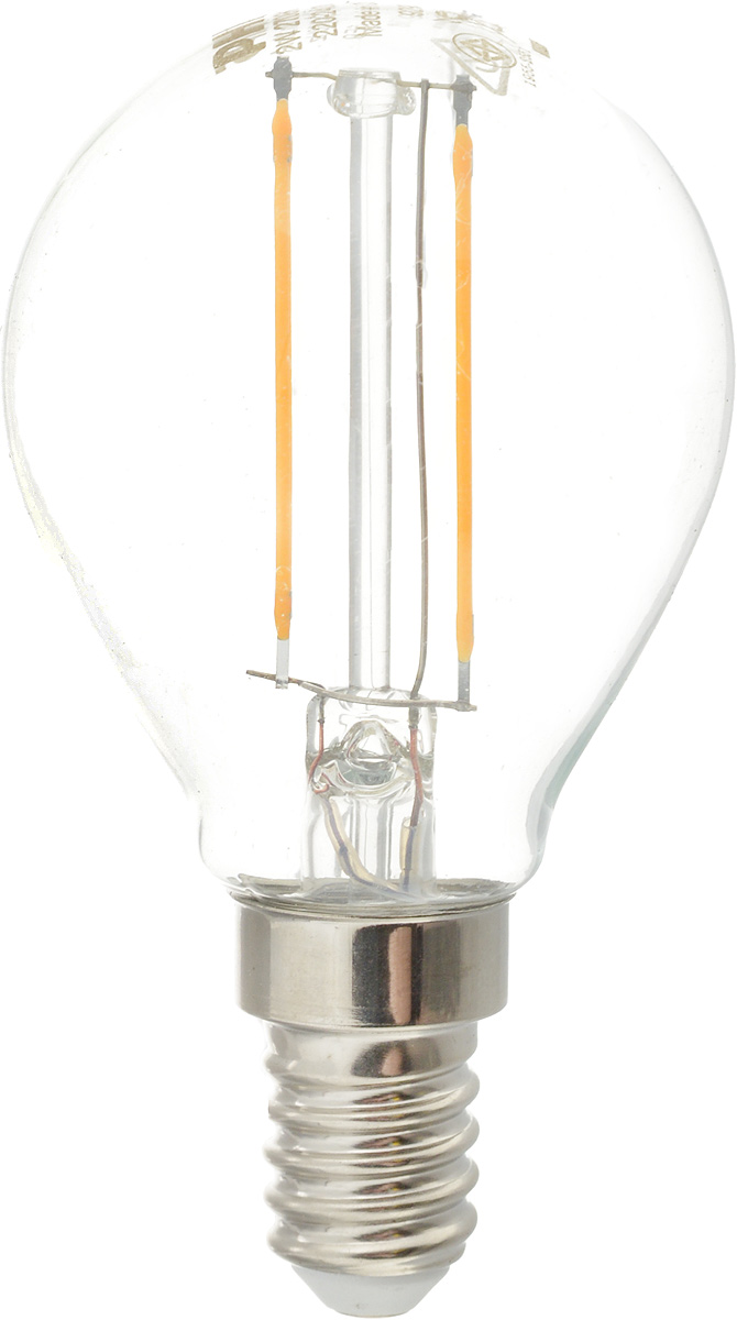 Лампа светодиодная Philips LED bulb, цоколь E14, 2W, 2700KC0042416 Лампа светодиодная Philips LED bulb, цоколь E14, 2W, 2700KC0042416Современные светодиодные лампы LED bulb экономичны, имеют долгий срок службы и мгновенно загораются, заполняя комнату светом. Лампа классической формы и высокой яркости позволяет создать уютную и приятную обстановку в любой комнате вашего дома.Светодиодные лампы потребляют на 92 % меньше электроэнергии, чем обычные лампы накаливания, излучая при этом привычный и приятный теплый свет. Срок службы светодиодной лампы LED bulb составляет до 15 000 часов, что соответствует общему сроку службы пятнадцати ламп накаливания. Благодаря чему менять лампы приходится значительно реже, что сокращает количество отходов.Напряжение: 220-240 В. Световой поток: 250 lm.Эквивалент мощности в ваттах: 25 Вт.