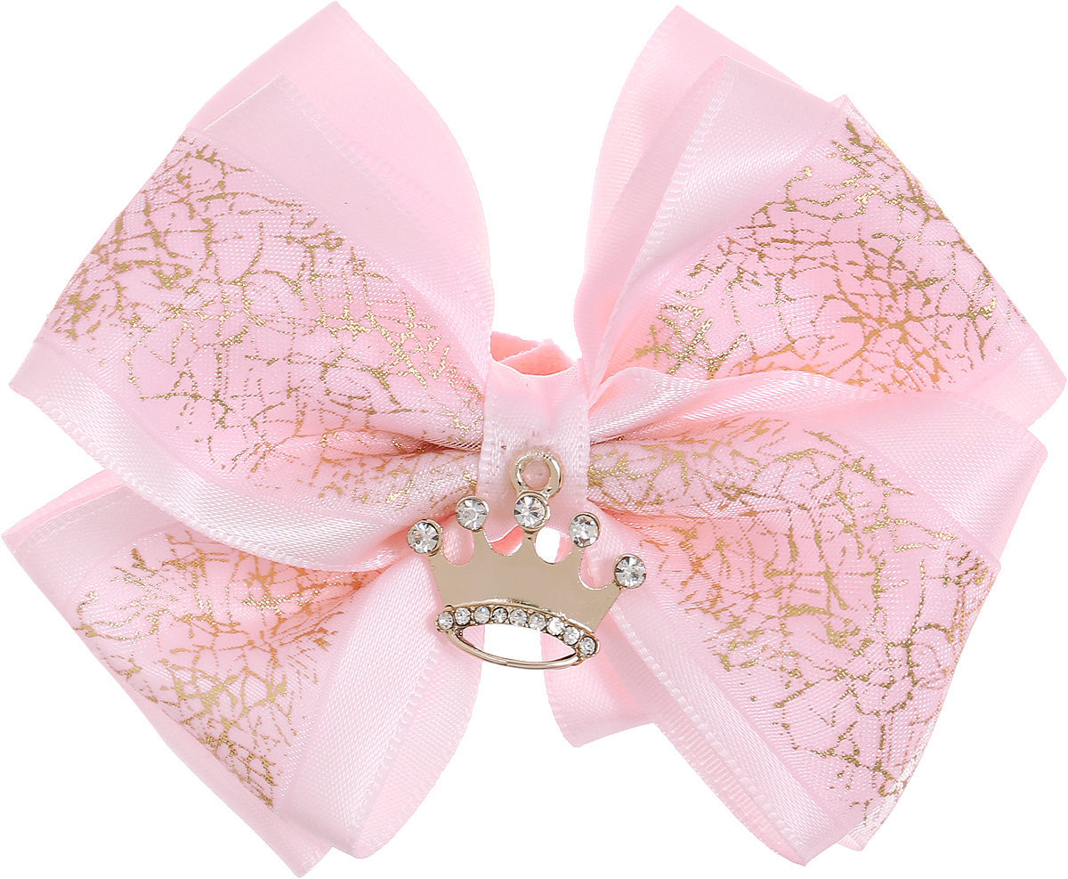 Babys Joy Резинка для волос цвет розовый золотой MN 2033066 Babys Joy Резинка для волос цвет розовый золотой MN 2033066Резинка для волос Babys Joy выполнена в виде бантика, сплетенного из двух лент, однотонной розовой и золотой. В центре бантика - металлический элемент в виде короны со стразами. Резинка позволит не только убрать непослушные волосы с лица, но и придать образу немного романтичности и очарования. Резинка для волос Babys Joy подчеркнет уникальность вашей маленькой модницы и станет прекрасным дополнением к ее неповторимому стилю.