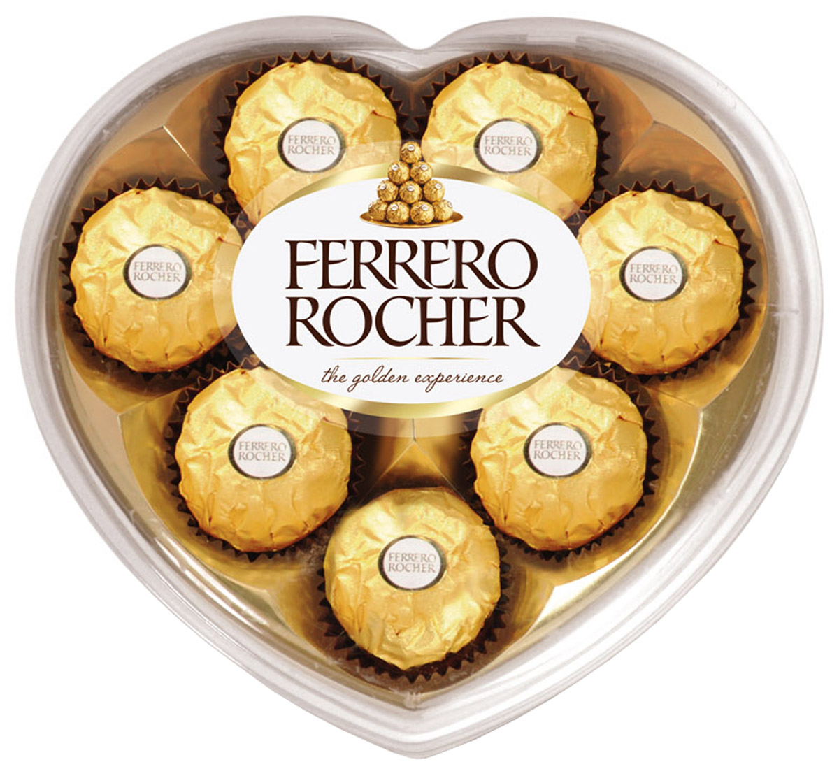 Ferrero Rocher конфеты хрустящие из молочного шоколада, покрытые измельченными орешками, с начинкой из крема и лесного ореха, 100 г8253164 Ferrero Rocher конфеты хрустящие из молочного шоколада, покрытые измельченными орешками, с начинкой из крема и лесного ореха, 100 г8253164Отборный цельный лесной орех в окружении молочного шоколада и нежного орехового крема, заключенные в хрустящую вафельную оболочку, покрытую шоколадно-ореховой крошкой.