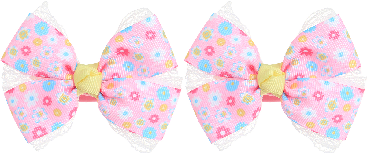Babys Joy Резинка для волос Бантик цвет розовый желтый голубой белый 2 шт MN 134-2CF5512F4 Babys Joy Резинка для волос Бантик цвет розовый желтый голубой белый 2 шт MN 134-2CF5512F4Резинка для волос Babys Joy выполненав виде банта из декоративной ленты. Цвет банта - розовый в разноцветный цветочекРезинка позволит не только убрать непослушные волосы с лица, но и придать образу немного романтичности и очарования.В упаковке: 2 резинки.Рекомендовано для детей старше трех лет.