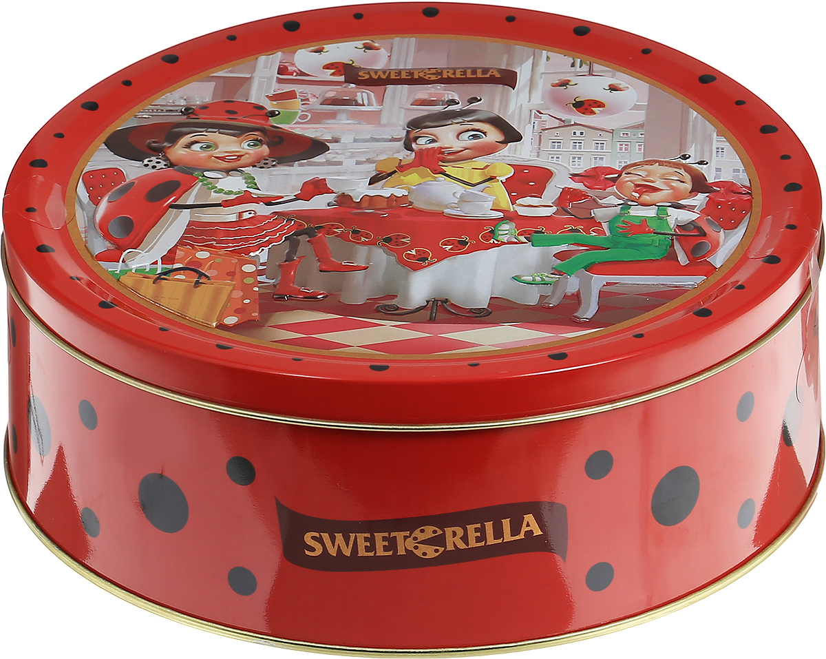 Sweeterella набор сдобного печенья ассорти, 710 г0120710 Sweeterella набор сдобного печенья ассорти, 710 г0120710Ассорти превосходного сдобного печенья, изготовленного по традиционным старинным рецептам. Печенье упаковано в удобную круглую жестяную банку. Ассорти из 6 видов превосходного сдобного печенья: - печенье с кусочками шоколада; - печенье с ароматом яблока и корицей; - печенье с хлопьями миндаля;- печенье кокосовое; - печенье с яблоком и изюмом; - печенье с кусочками шоколада и цедрой апельсина.Уважаемые клиенты! Обращаем ваше внимание, что полный перечень состава продукта представлен на дополнительном изображении.