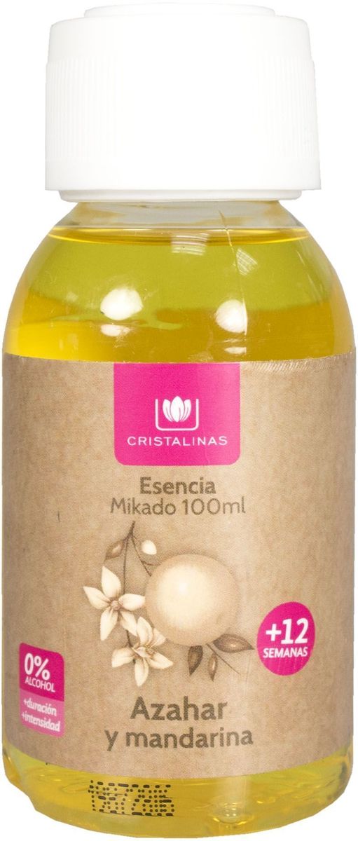 Арома-диффузор Cristalinas Mikado, запасной блок, с ароматом цветущего апельсина и мандарина, 100 млBH-UN0502( R) Арома-диффузор Cristalinas Mikado, запасной блок, с ароматом цветущего апельсина и мандарина, 100 млBH-UN0502( R)Запасной блок для арома-диффузора Cristalinas Mikado для жилых помещений с ароматом цветущего мандарина и апельсина, создаст в доме приятную атмосферу, придавая уют. Аромат будет распространяться и заполнять помещение плавно и равномерно, будто обволакивая его. Арома-диффузор наполнит помещение приятным ароматом на 12 недель и вам всегда будет особенно хотеться возвращаться домой. Способ применения: 1. Снимите крышку.2. Разместите все ротанговые палочки и расправьте в форме веера.3. Подождите пару часов пока палочки пропитаются ароматом.4. Для более интенсивного запаха можно перевернуть палочки.5. Интенсивность запаха может варьироваться в зависимости от количества размещённых палочек.Способ хранения: хранить в недоступном для детей месте. Меры предосторожности: не употреблять внутрь. Не разбавлять с водой или другими маслами. Использовать только специальные сменные блоки. Не вставлять другие палочки, так они не будут поглощать аромат. Избегать попадания в глаза и прямого контакта с кожей. Токсичный для водных организмов с долгосрочными последствиями. При контакте с кожей тщательно промыть ее проточной водой с мылом. При попадании в глаза аккуратно промыть их водой в течение нескольких минут. Состав: дельта-дамаскон, линалоол, земляничный альдегид.