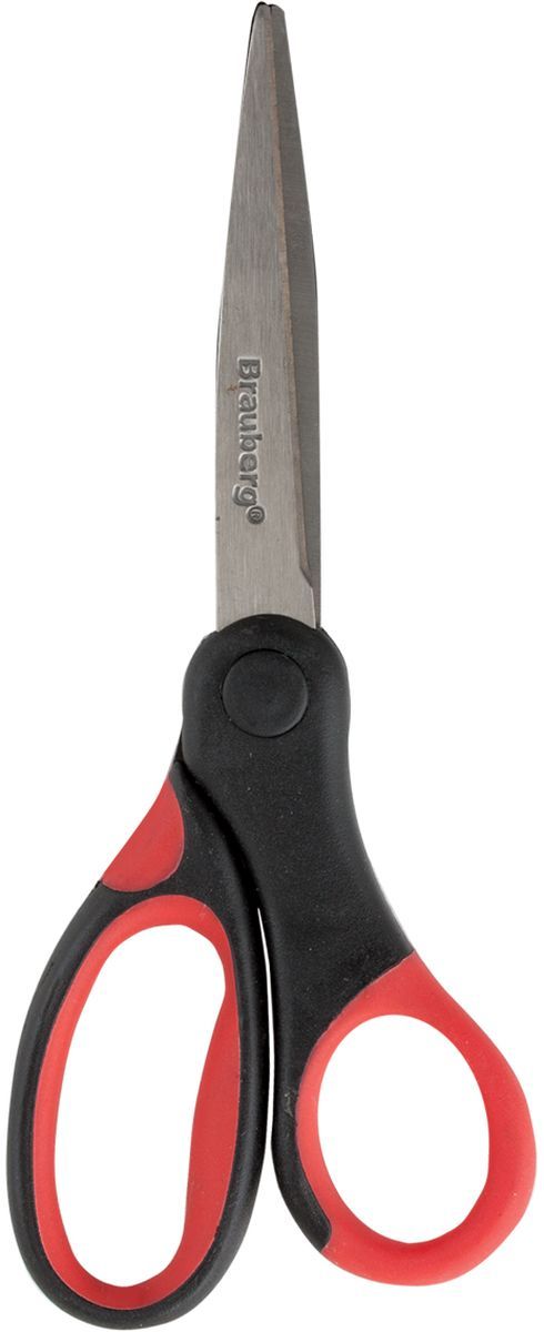 Brauberg Ножницы Energy с мягкими вставками 16 см231613 Brauberg Ножницы Energy с мягкими вставками 16 см231613Ножницы Brauberg Energy предназначены для работы с бумагой, тканью, картоном. Эргономичная форма ручек с резиновыми вставками.