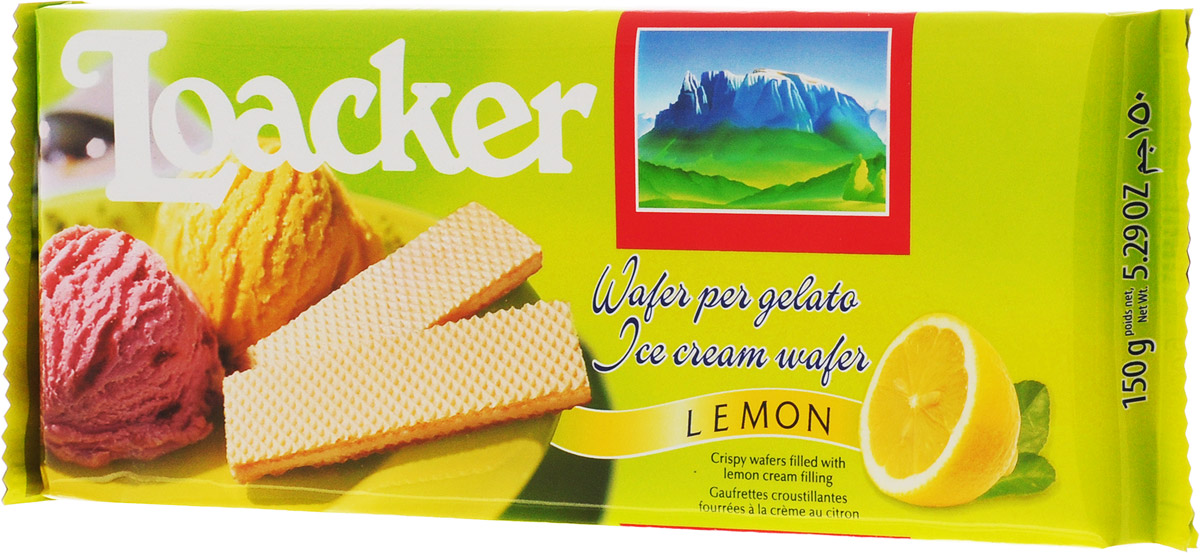 Loacker Лимон вафли, 150 г0120710 Loacker Лимон вафли, 150 г0120710Хрустящие вафли Loacker с тонким лимонным вкусом - прекрасный и оригинальный десерт. Производство находится в чистой экологической среде - на высоте 1000 м над уровнем моря. Сухой альпийский воздух позволяет вафлям естественным образом оставаться хрустящими. Высокотехнологичное современное оборудование, моментальная упаковка готовой продукции из самых современных материалов - залог сохранения изысканного вкуса и качества в течение всего срока годности.