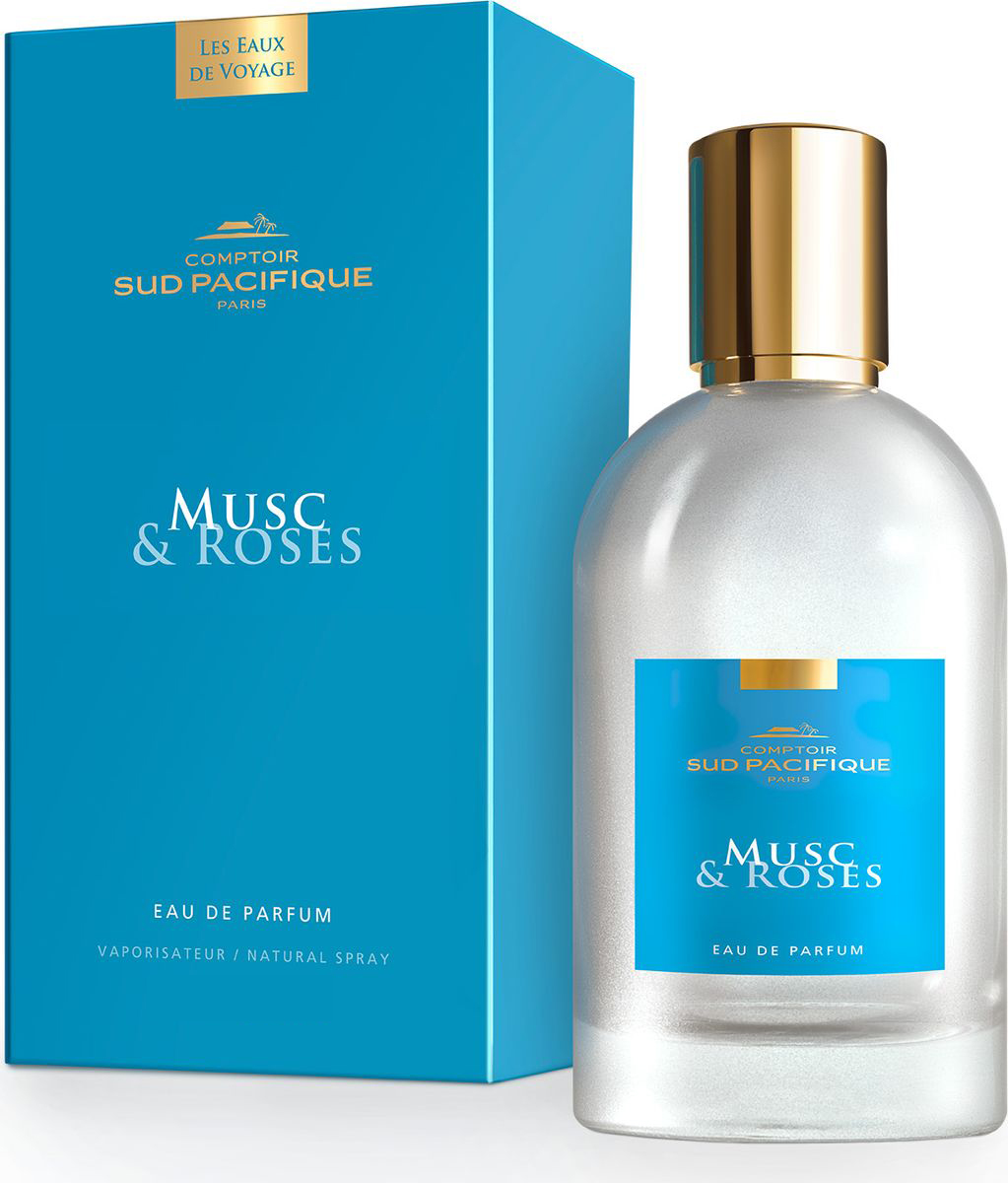Comptoir Sud Pacifique Парфюмированная вода Мускус и Розы 100 млFM 5567 weis-grau Comptoir Sud Pacifique Парфюмированная вода Мускус и Розы 100 млFM 5567 weis-grauПо-настоящему женственный и романтичный аромат. Дыхание нежного букета из лепестков роз обернутого чувственным шлейфом мускуса и ванили. Аромат целой охапки бархатисто-пряных роз, из восхитительного сада роз с Сицилии, чьи нежные шелковистые лепестки еще покрыты искрящимися на солнце капельками росы.Основные ноты: Ландыш, Майская роза, Мускус, Ваниль.