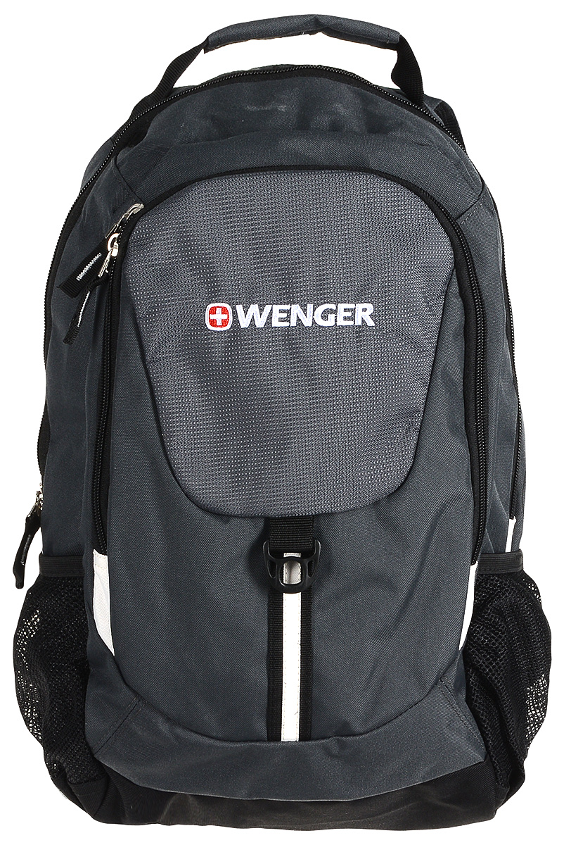 Рюкзак городской Wenger SA3126, цвет: серыйГризли Рюкзак городской Wenger SA3126, цвет: серыйГризлиРюкзак Wenger, серого цвета обладает ремнями с системой вентиляции, уплотнением спины Comfort Fit, петлей для очков расположенной на ремне, а также удобной ручкой для переноски с мягким уплотнением. Рюкзак WENGER располагает двумя сетчатыми карманами для емкостей с питьевой жидкостью и карманом на молнии с расположенными внутри двумя компактными отделениями. Любая деталь рюкзака тщательно продумана и проработана.Особенности:Эргономичные ремни анатомической формы разработанные с дополнительным уплотнением для удобства и контроля.Внешние двойные карманы из эластичной сетки удобны для бутылок различного размера.Внутренний карман подходит для большинства MP3 плееров с внешним портом для наушников.Внутренний карман-органайзер включает съемную ключницу и разделительные кармашки для ручек, карандашей, мобильного телефона с CD дисков.По всем вопросам гарантийного и постгарантийного обслуживания рюкзаков, чемоданов, спортивных и кожаных сумок, а также портмоне марок Wenger и SwissGear вы можете обратиться в сервис-центр, расположенный по адресу: г. Москва, Саввинская набережная, д.3. Тел: (495) 788-39-96, (499) 248-56-56, ежедневно с 9:00 до 21:00. Подробные условия гарантийного обслуживания приведены в гарантийном талоне, поставляемым в комплекте с каждым изделием. Бесплатный ремонт изделий производится при условии предоставления гарантийного талона и товарного/кассового чека, подтверждающего дату покупки. Характеристики:Размер рюкзака: 32 см х 14 см х 45 см. Объем рюкзака: 20 л. Материал: 900 D полиэстер. Цвет: серый. Размер упаковки: 48 см х 37 см х 6 см. Артикул: 31264415.